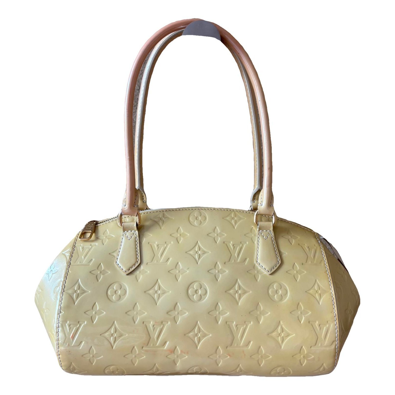 Sherwood patent leather handbag