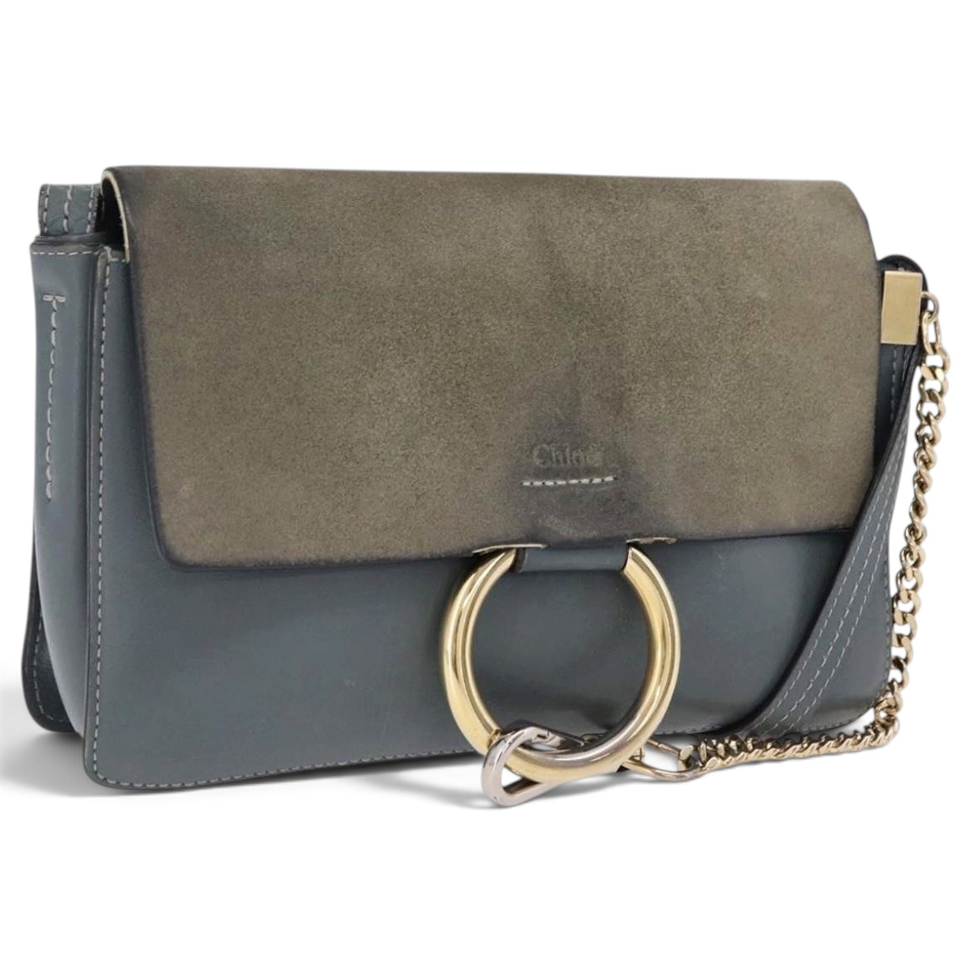C leather handbag