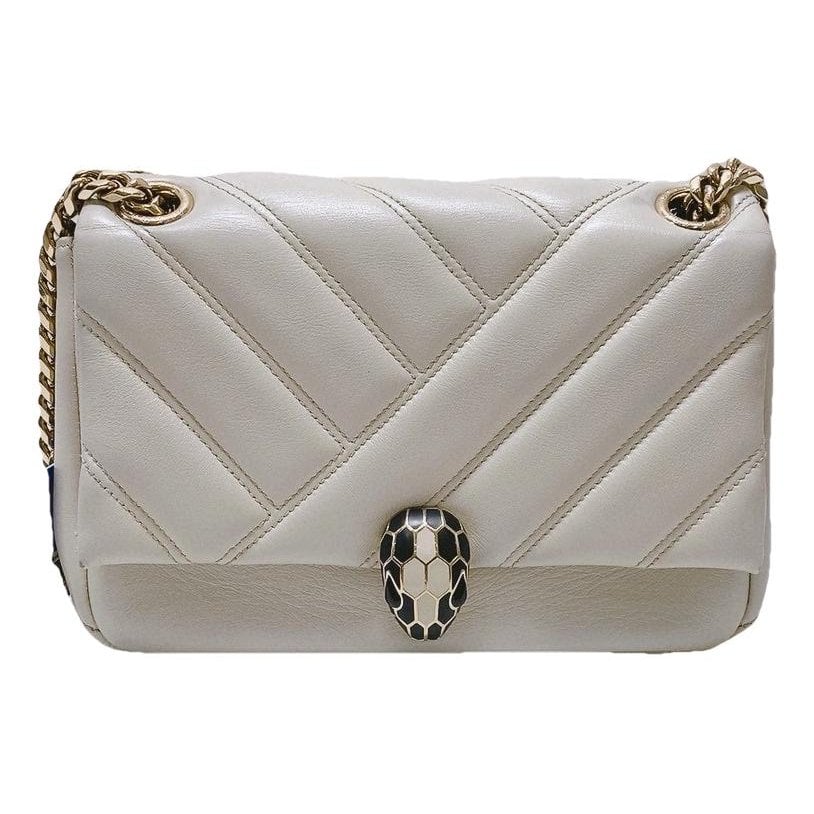 Bvlgari Serpenti leather handbag