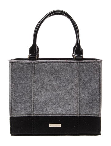 Felt Top Handle Bag