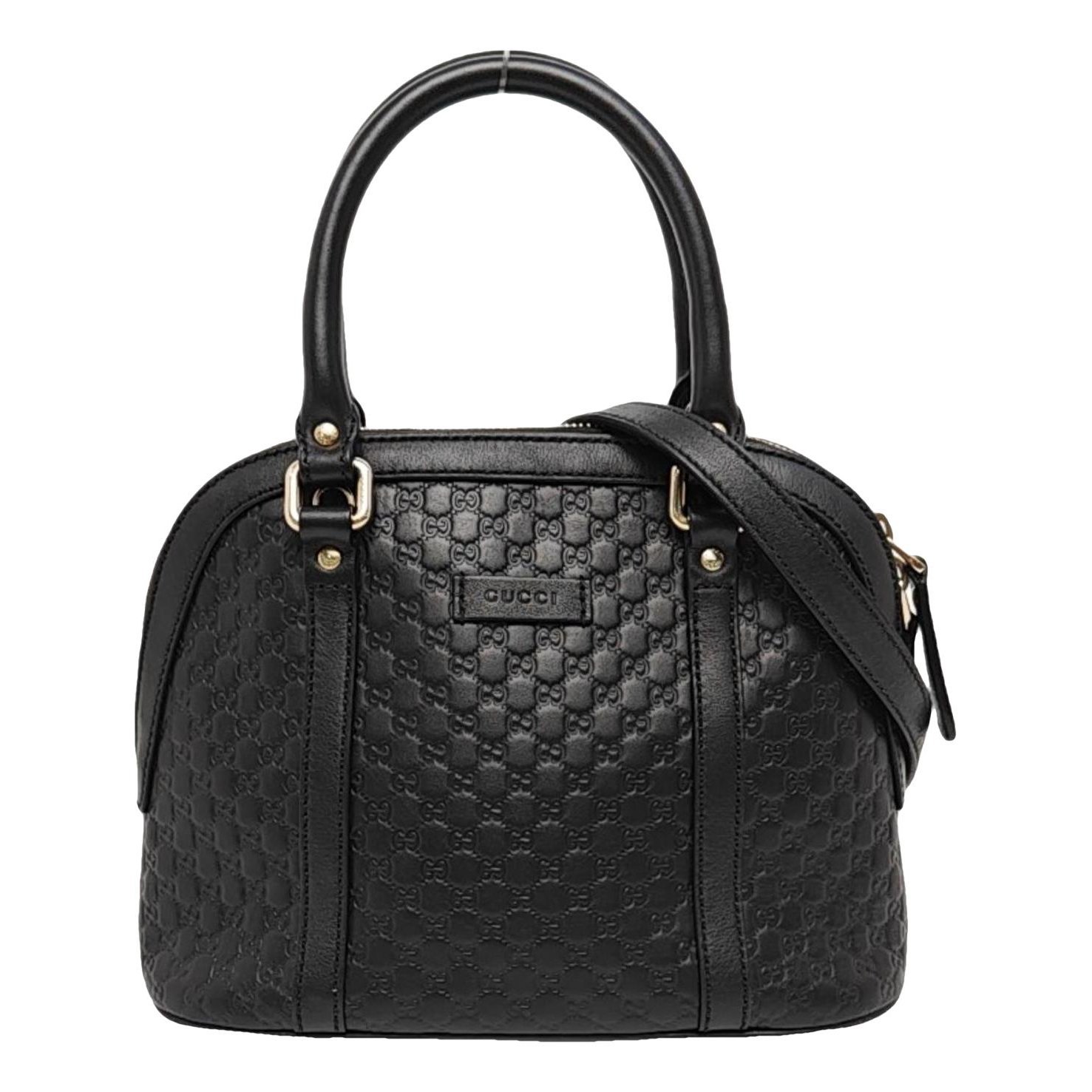 Dôme leather crossbody bag