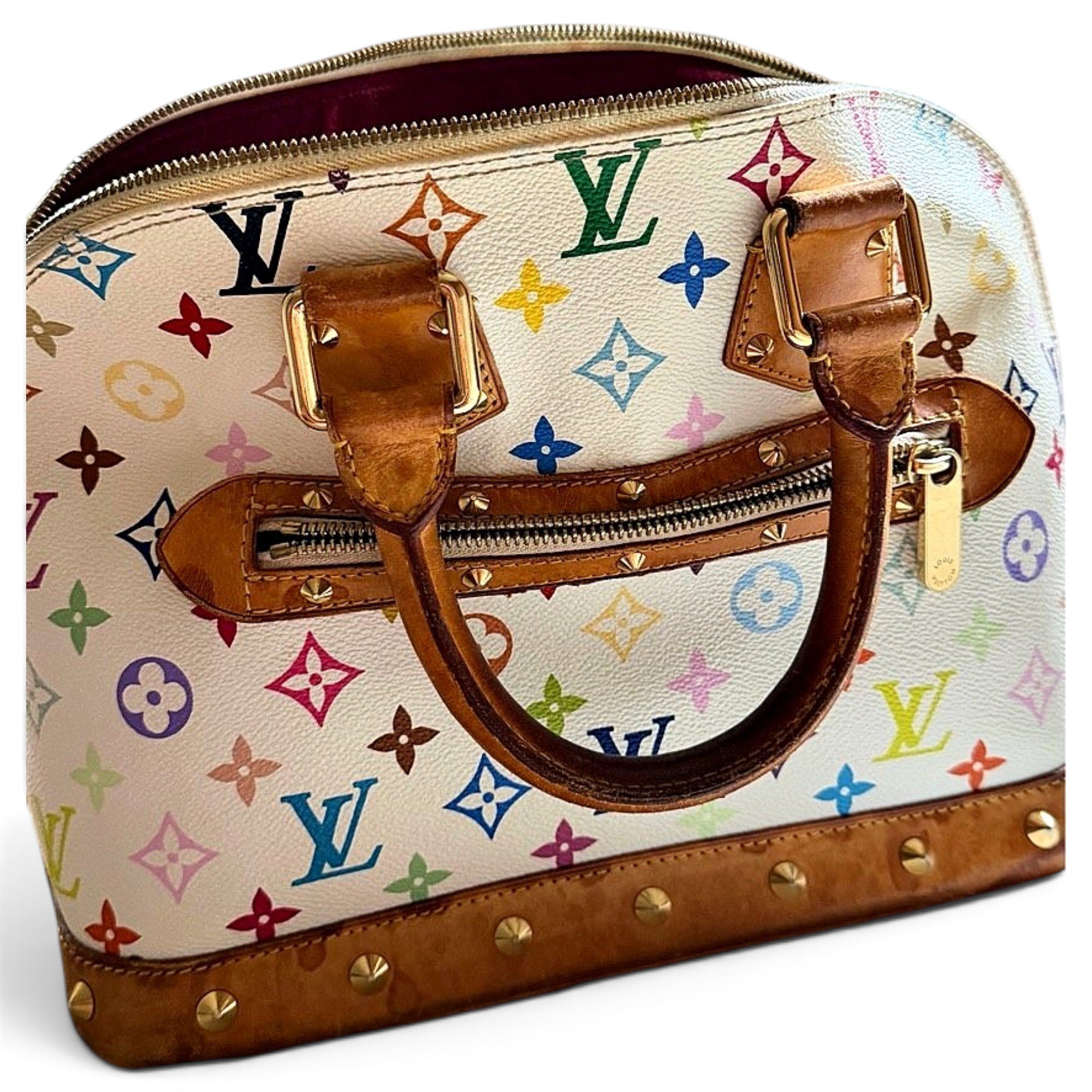 Alma leather handbag