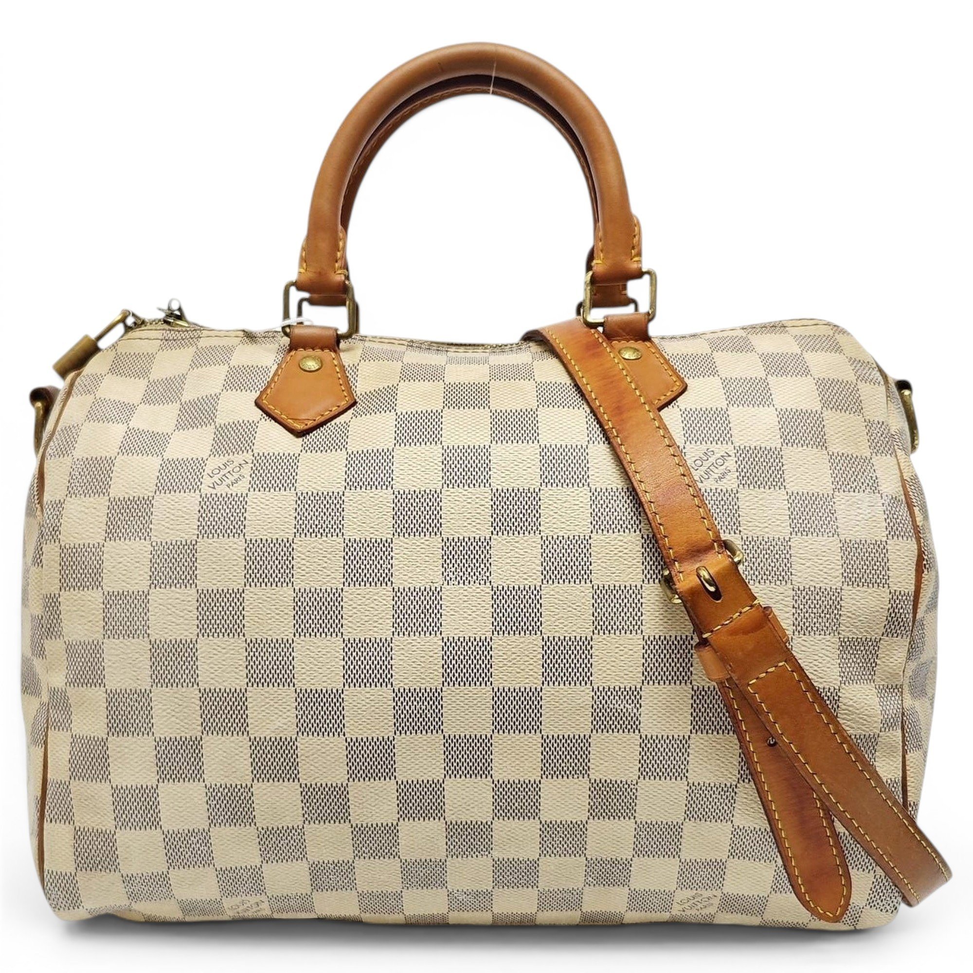 Nano Speedy / Mini HL leather handbag