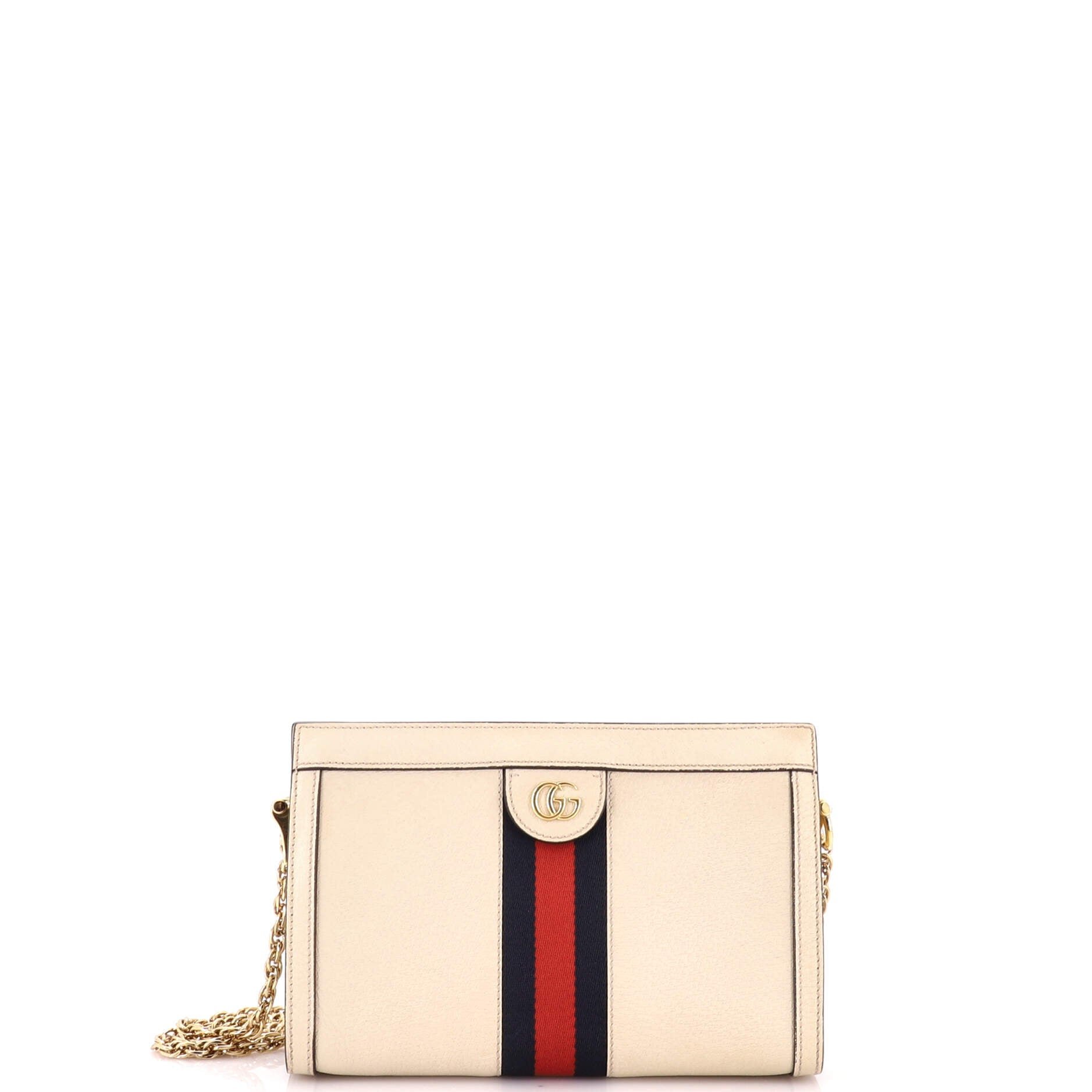 Ophidia Chain Shoulder Bag Leather Small