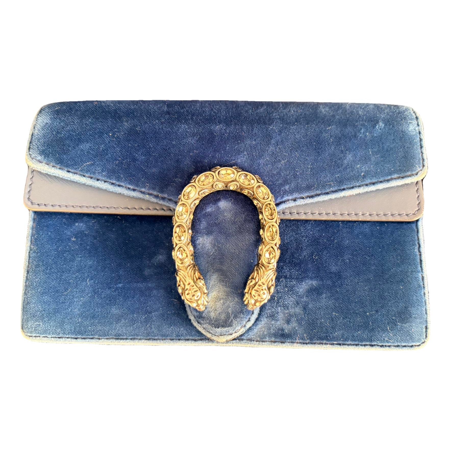 Dionysus Super Mini velvet crossbody bag