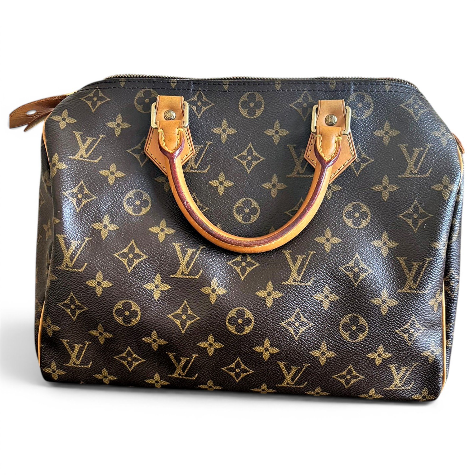 Speedy leather handbag