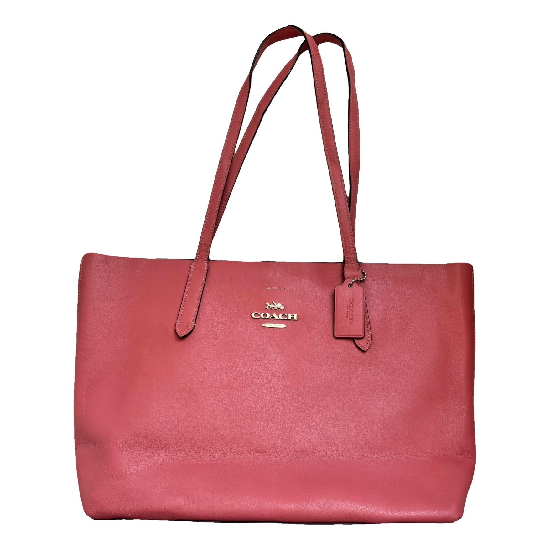 CITY ZIP TOTE leather tote