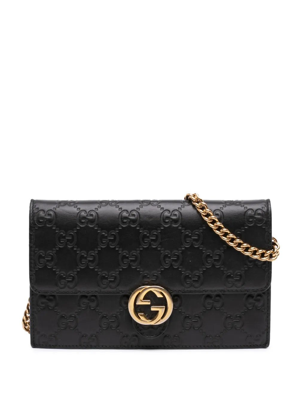 2000-2015 Guccissima Interlocking G Wallet on Chain crossbody bag