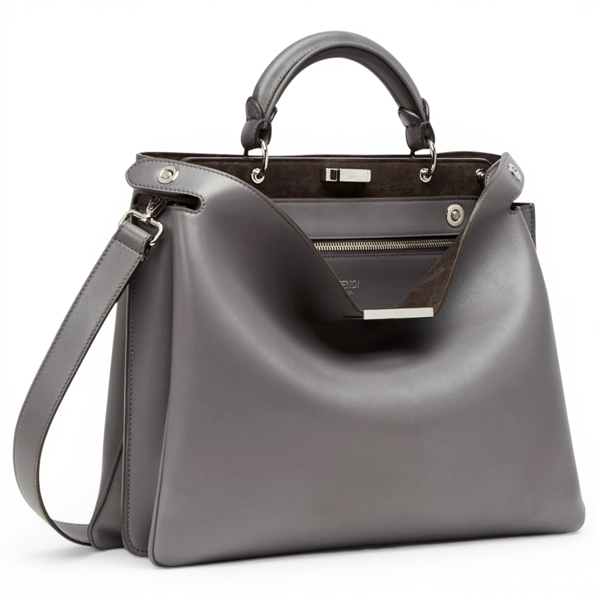 Peekaboo leather handbag