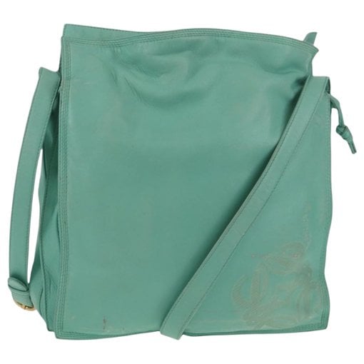 Anagram leather handbag