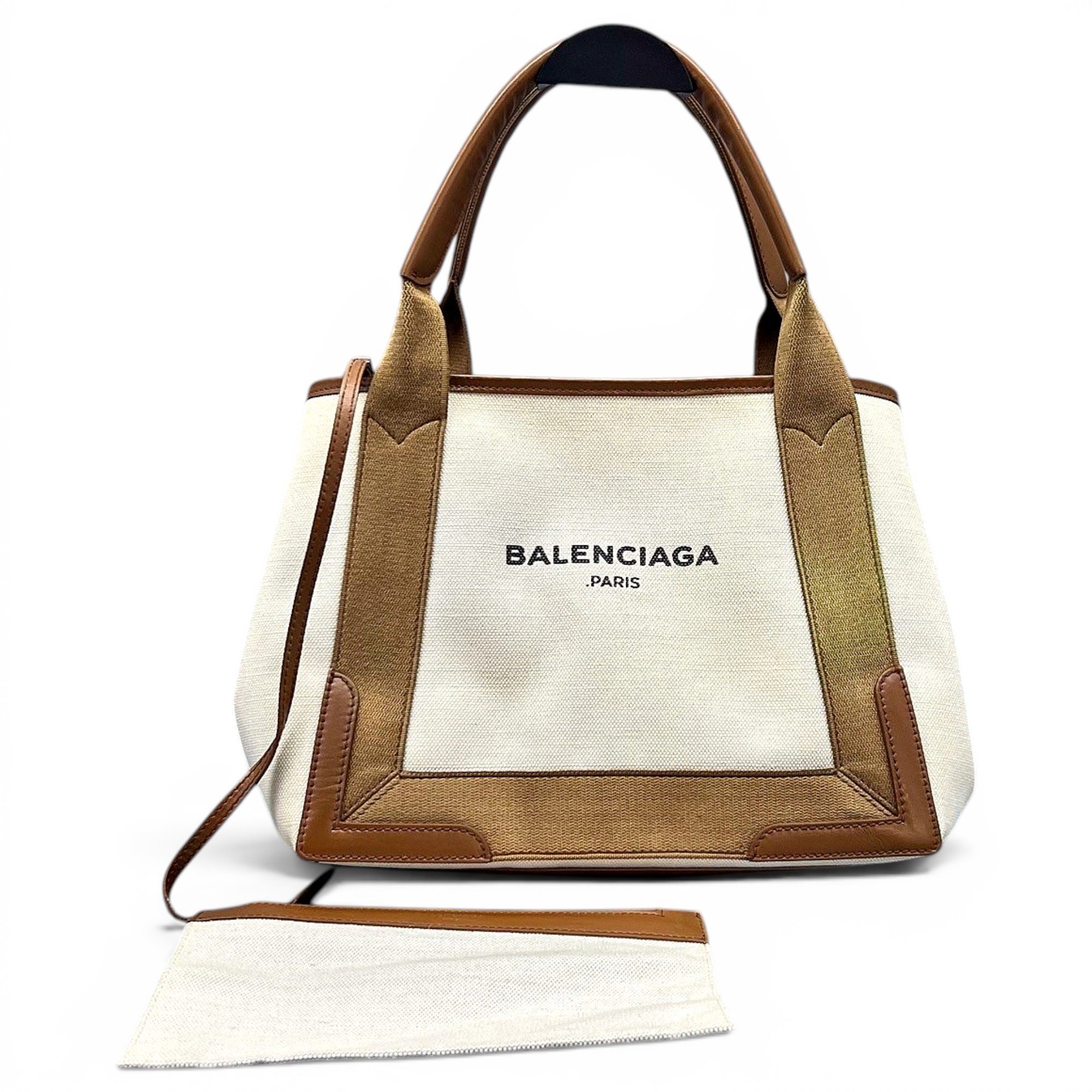 Navy cabas cloth tote