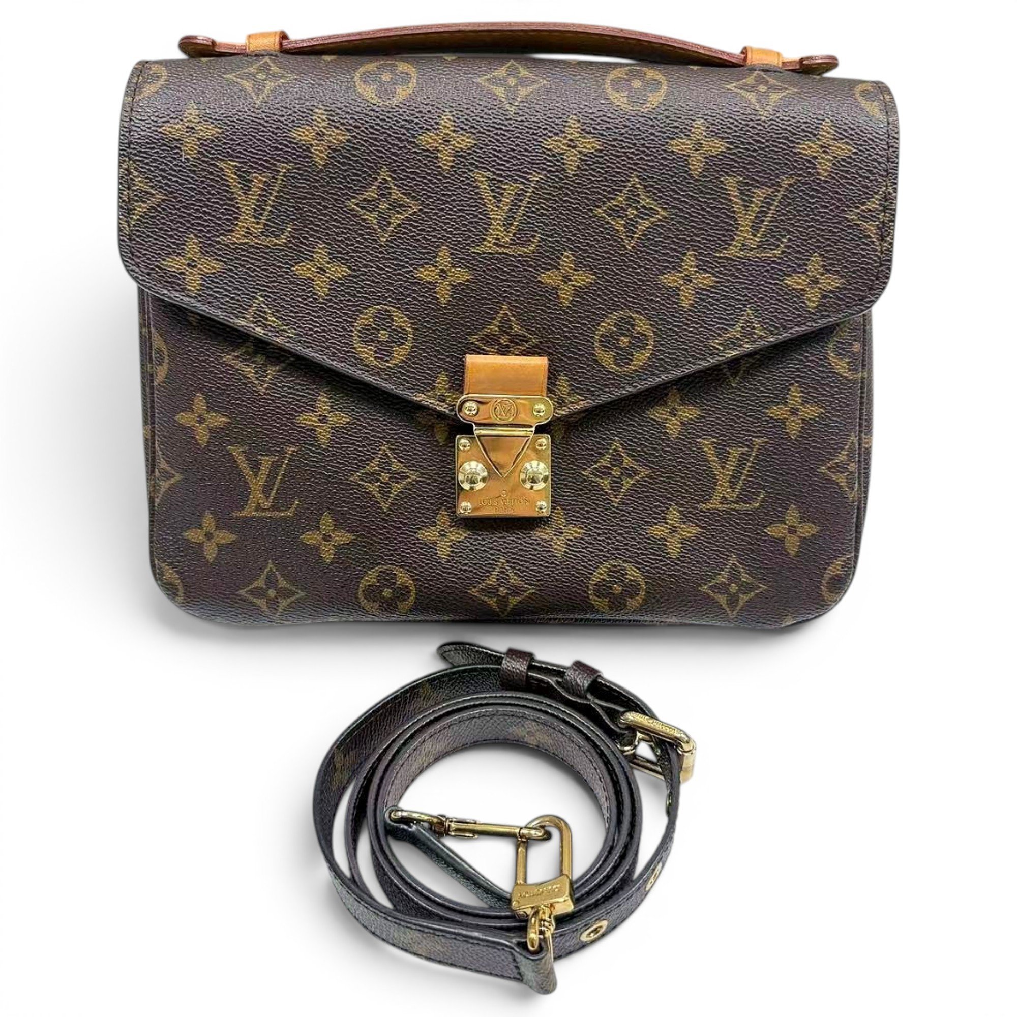 Metis leather handbag