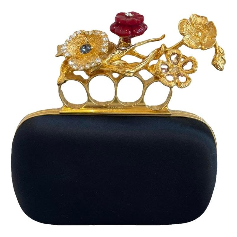 Knuckle silk handbag
