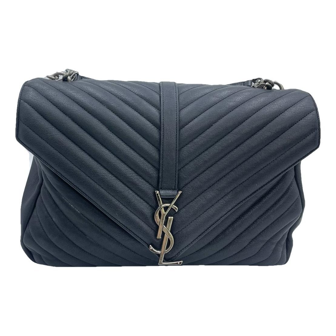 Collége monogramme leather handbag