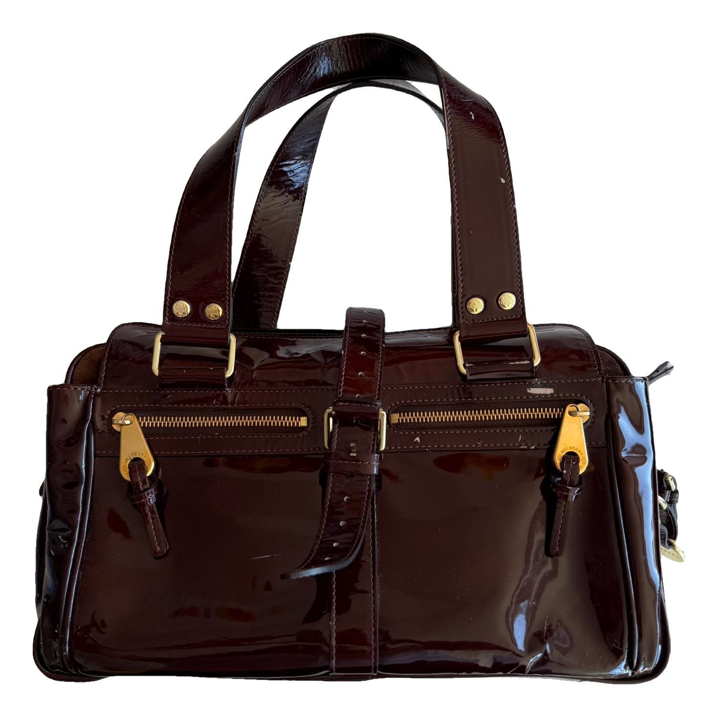 Roxanne patent leather handbag