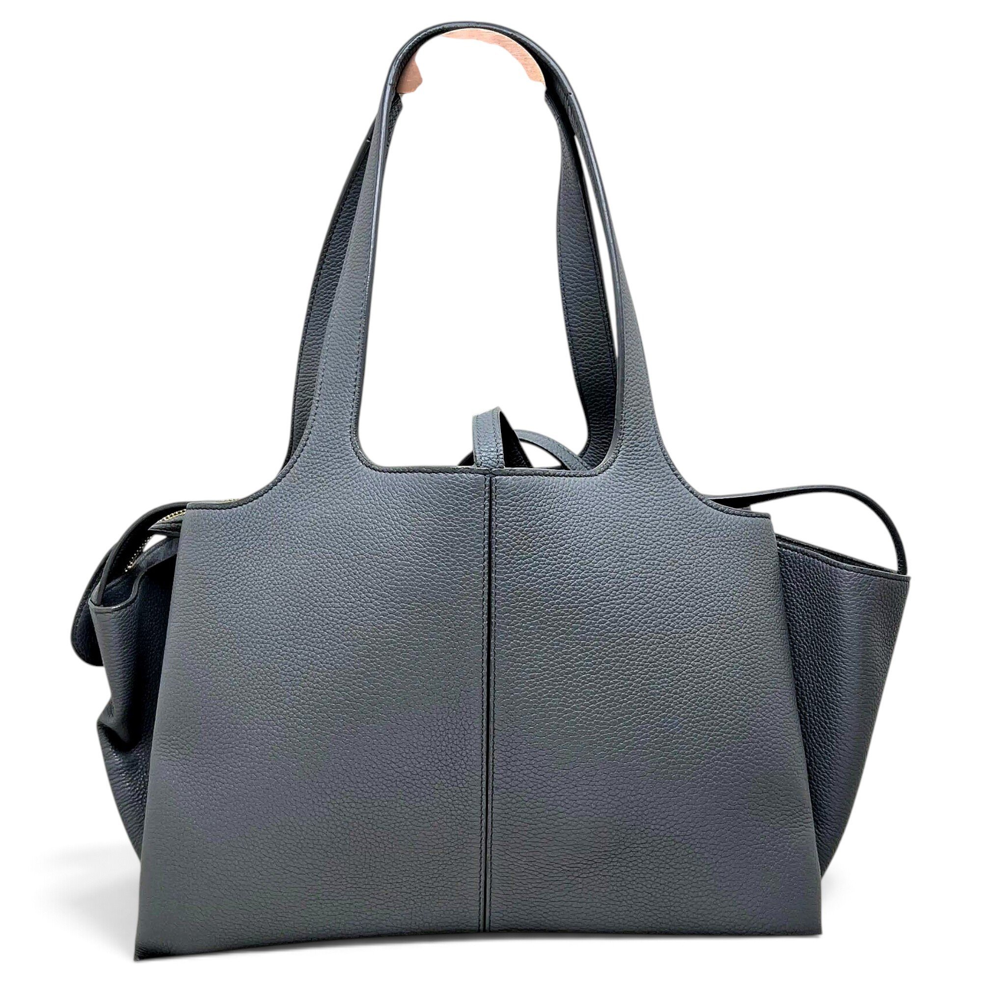 Tri-Fold leather tote