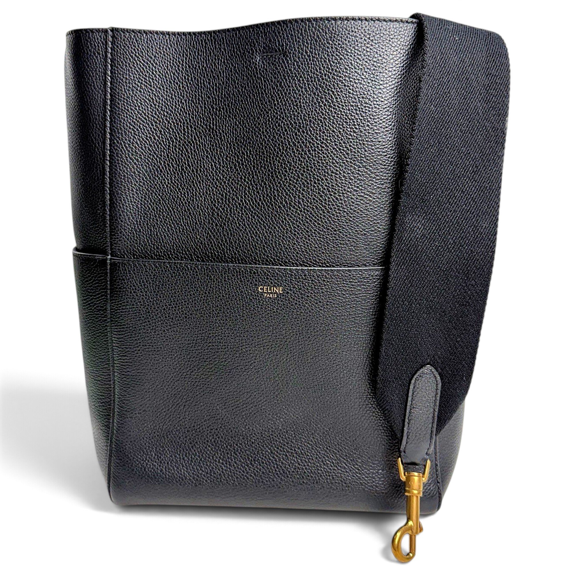 Seau Sangle leather tote