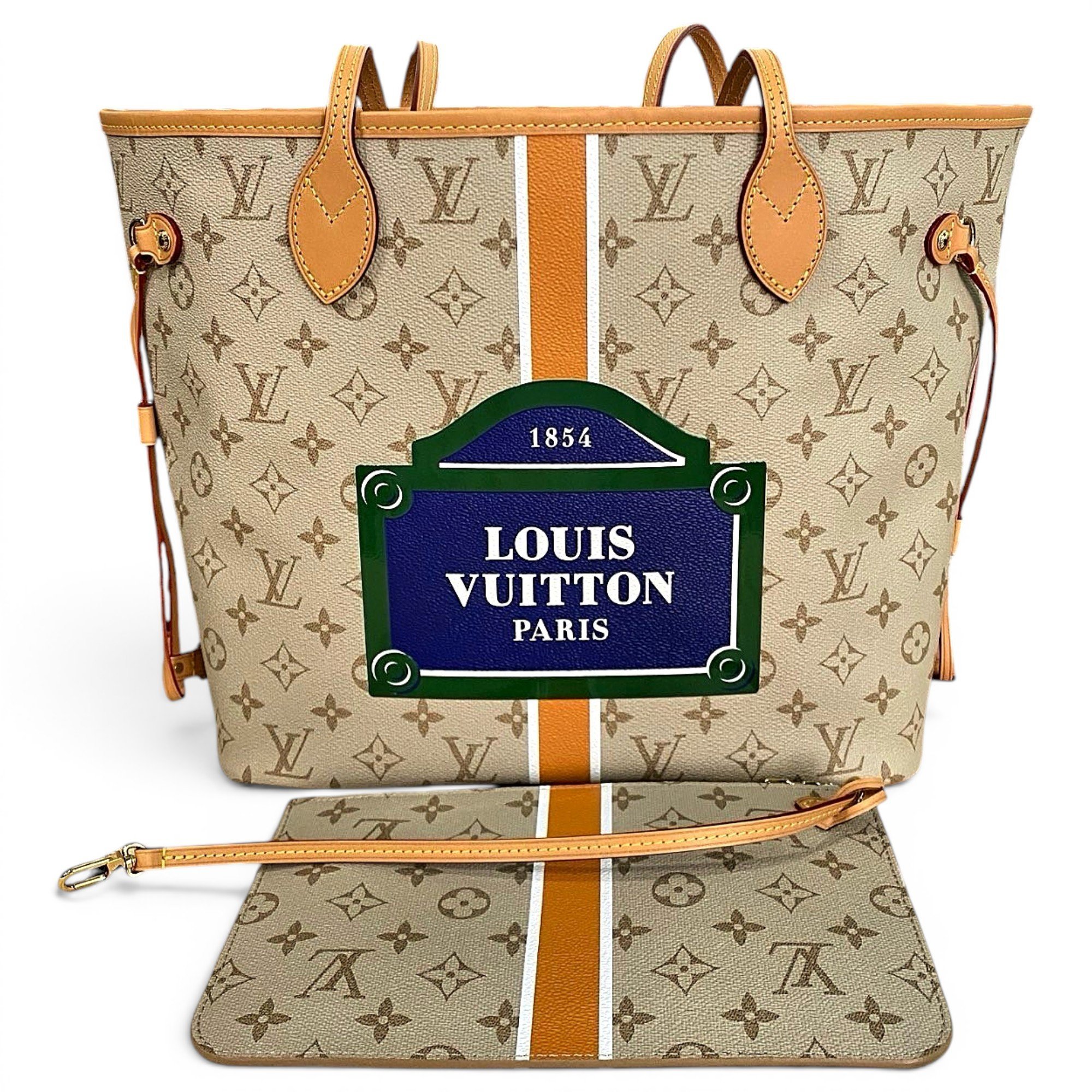 Neverfull leather handbag