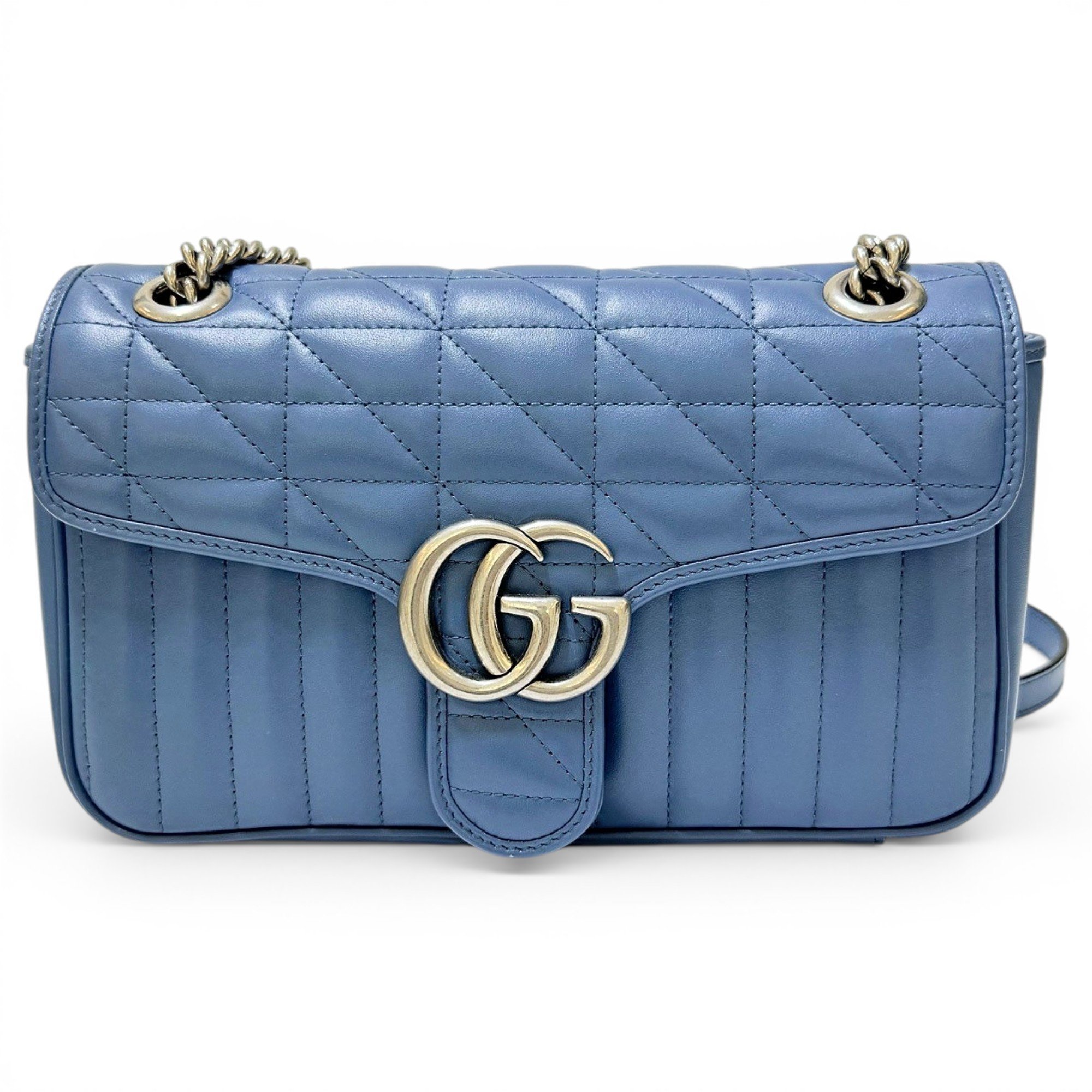 GG Marmont Flap leather crossbody bag