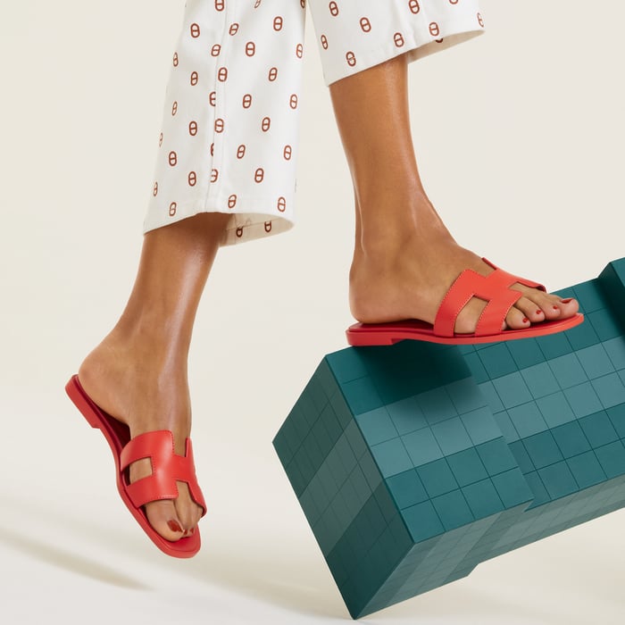 Orange Capucine Oran Sandal