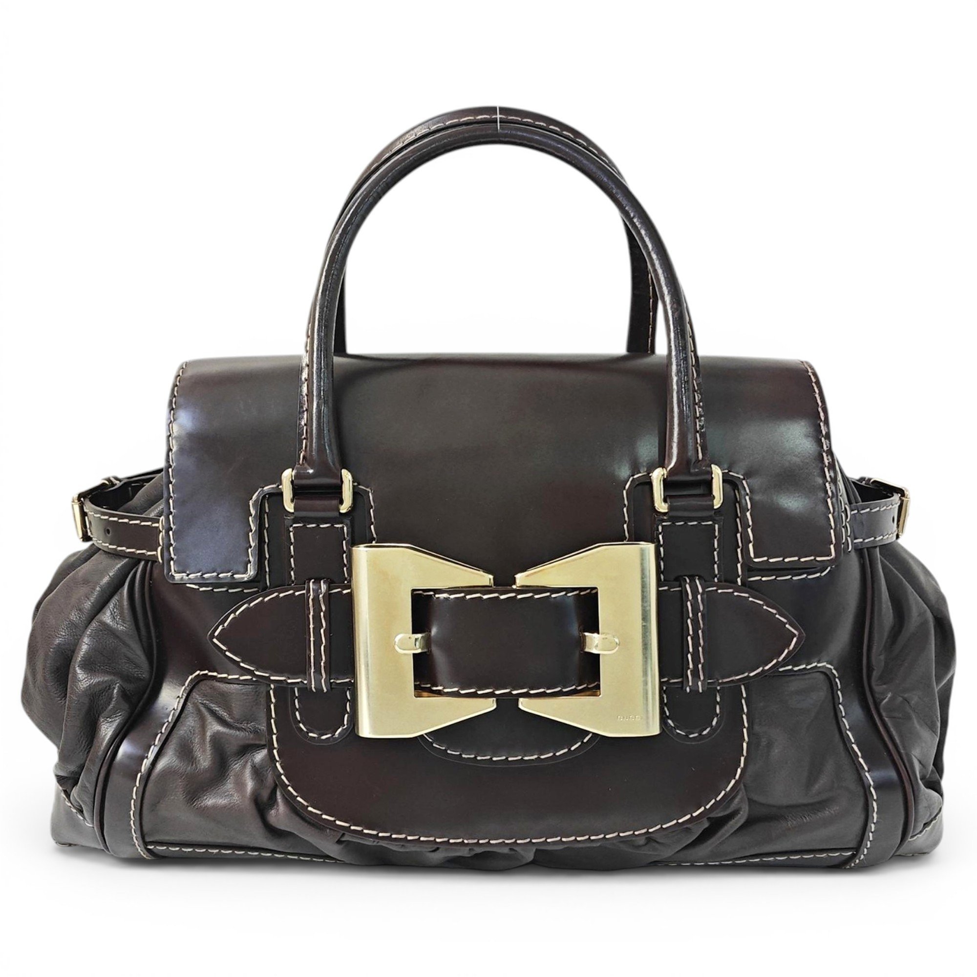 Queen Margaret leather handbag