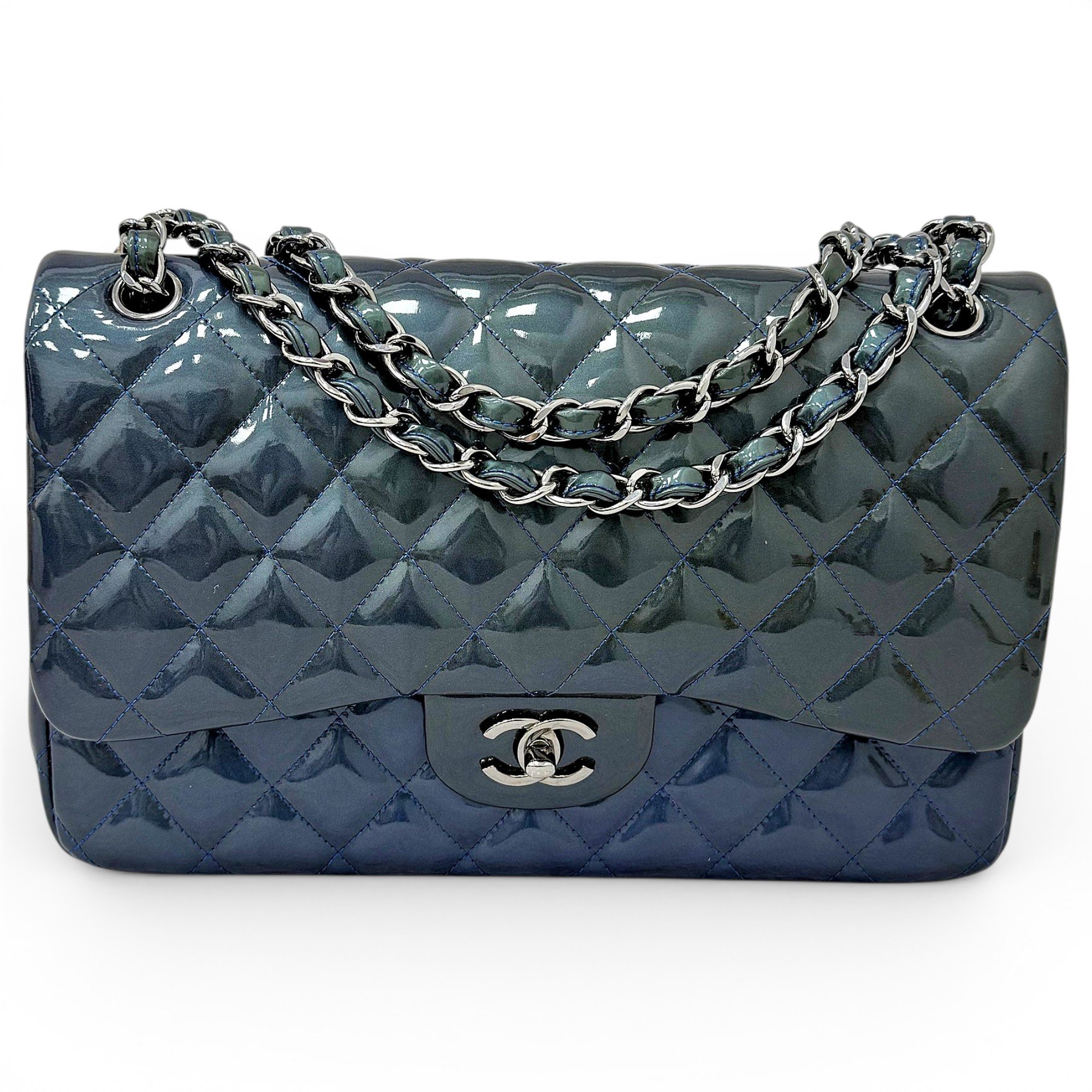 Timeless/Classique patent leather handbag