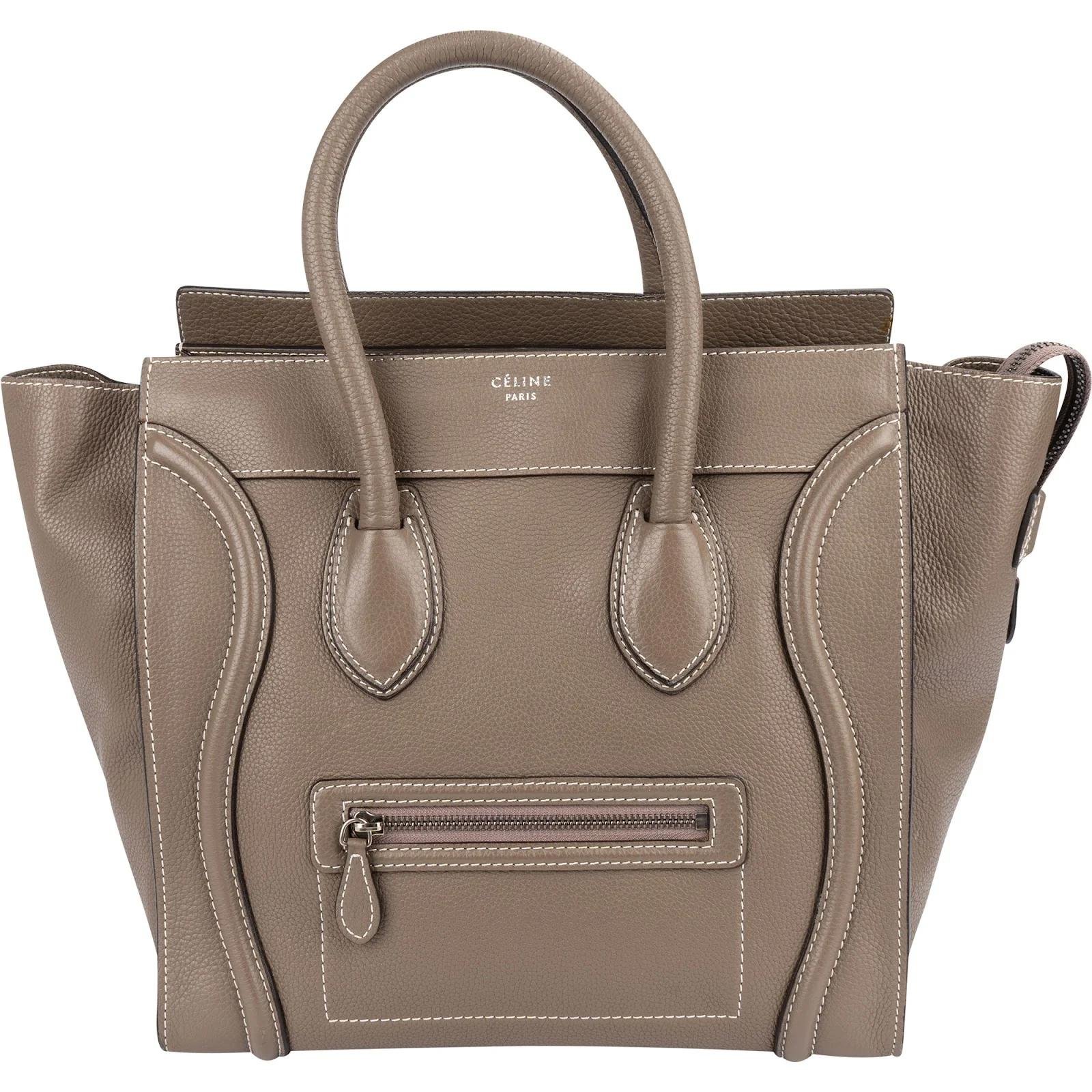 Luggage leather handbag