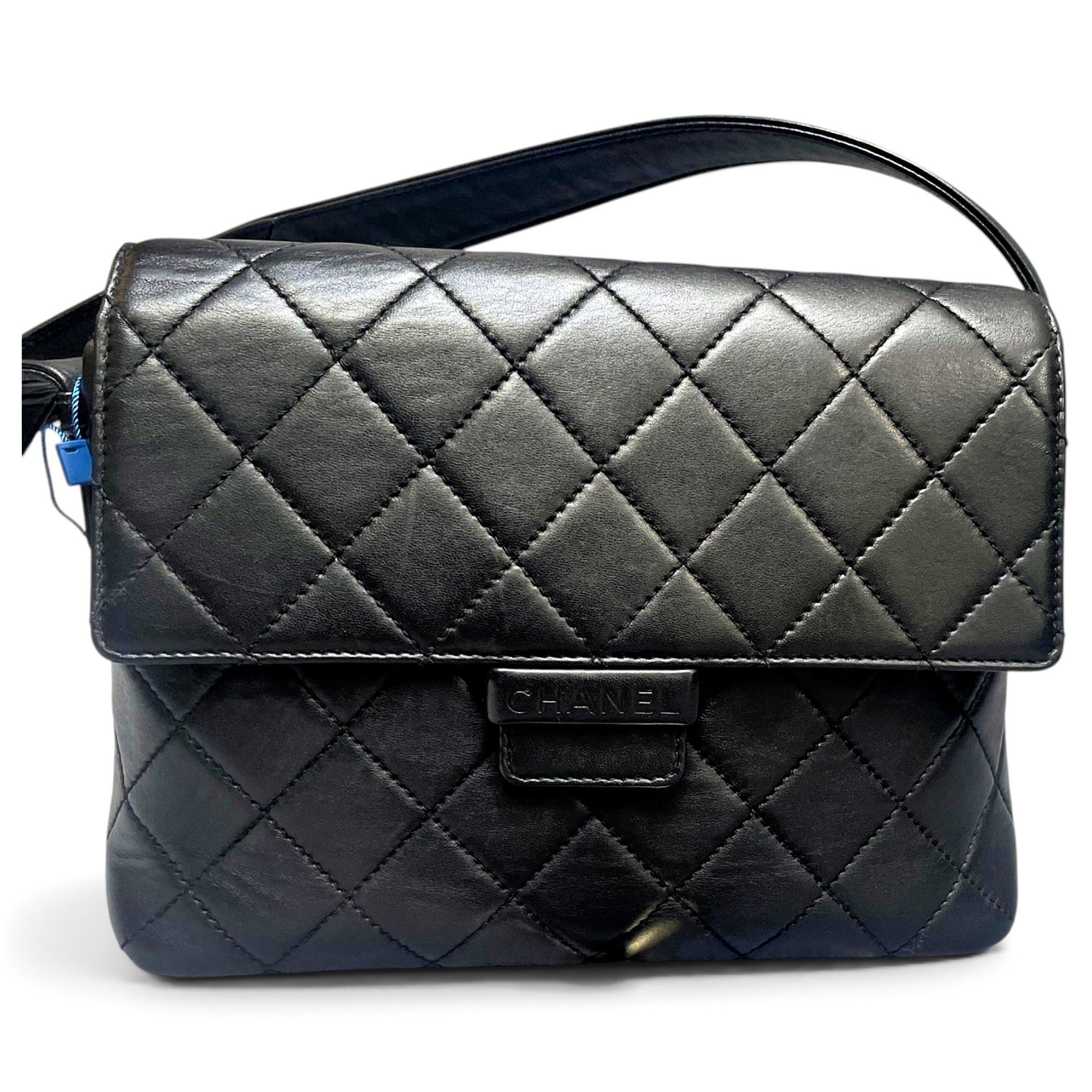 Trendy CC Flap leather handbag