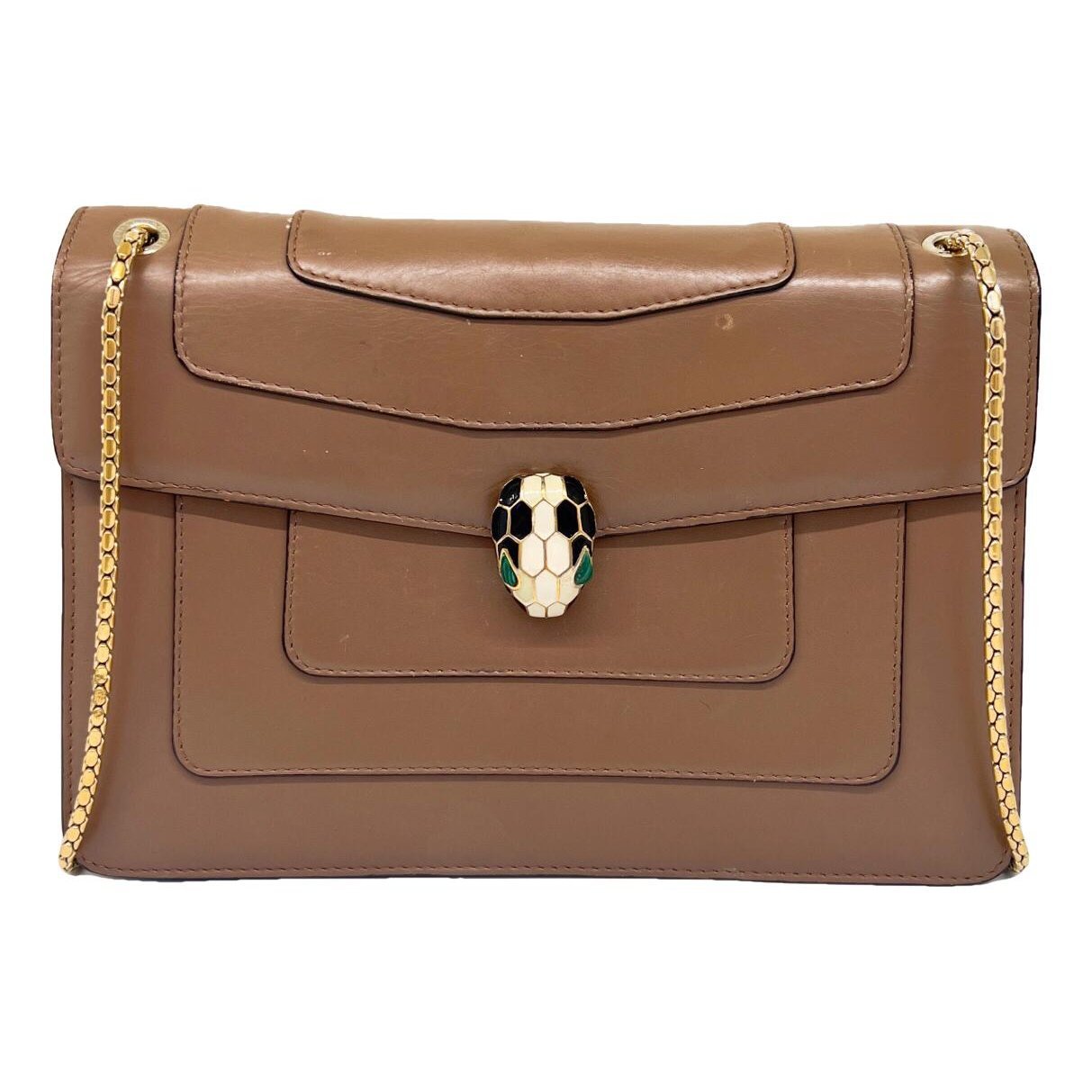 Serpenti leather tote