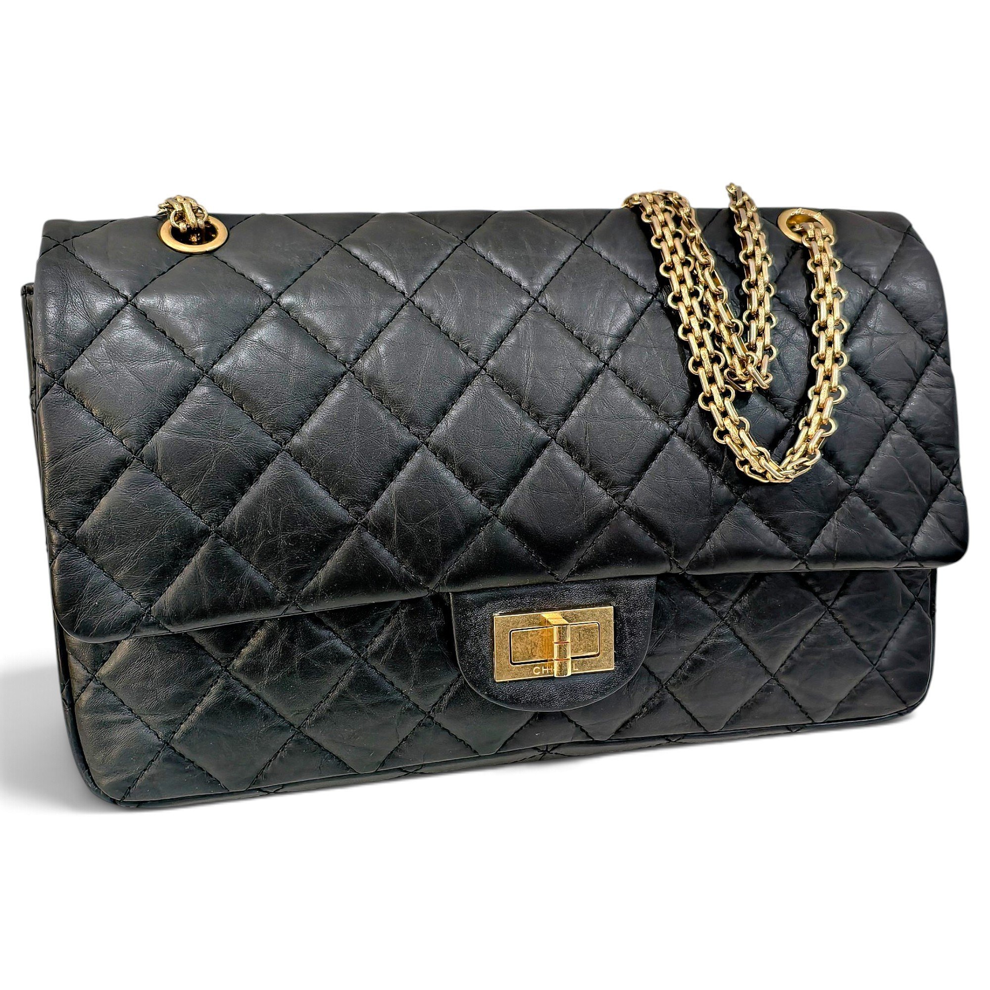 2.55 leather handbag