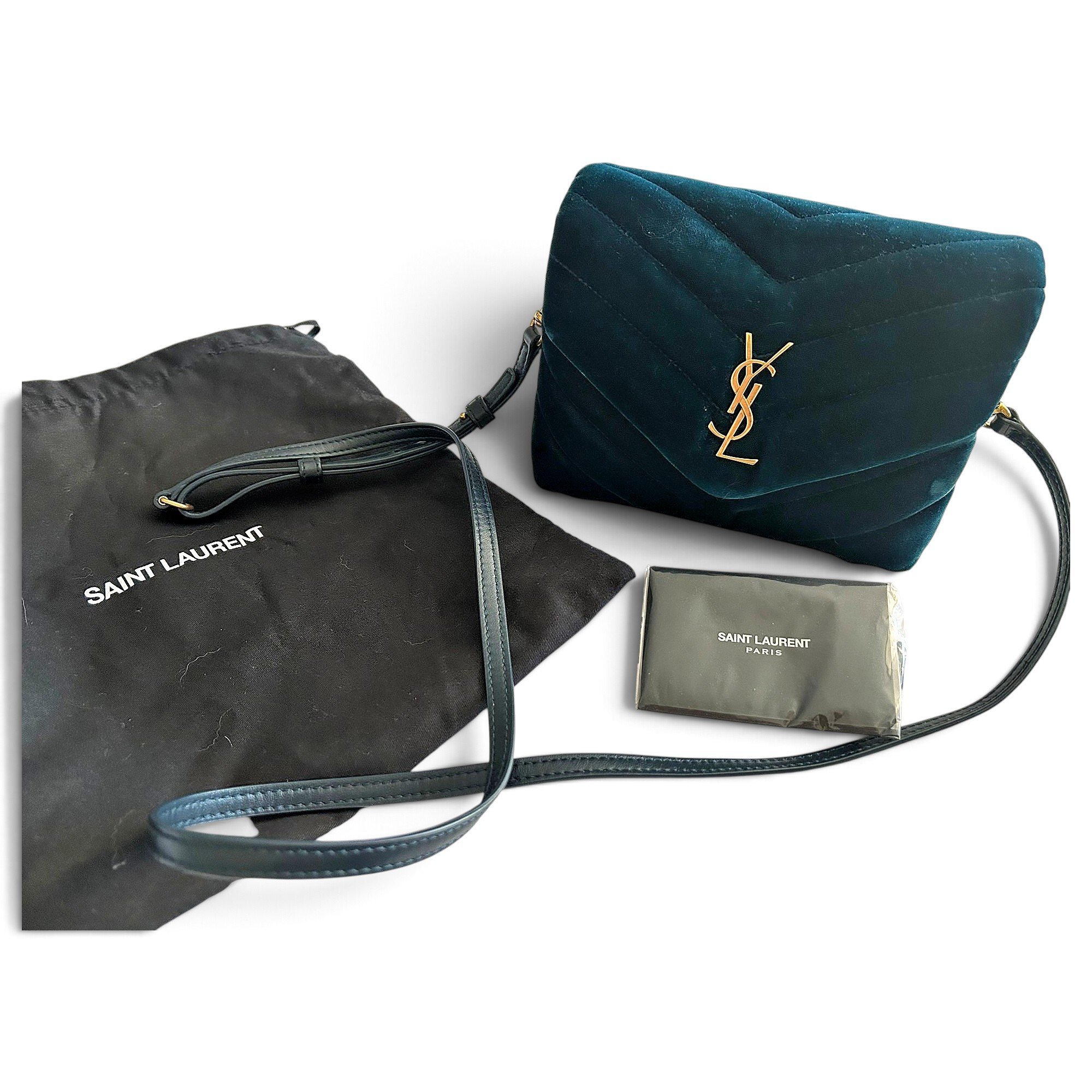 Velvet crossbody bag