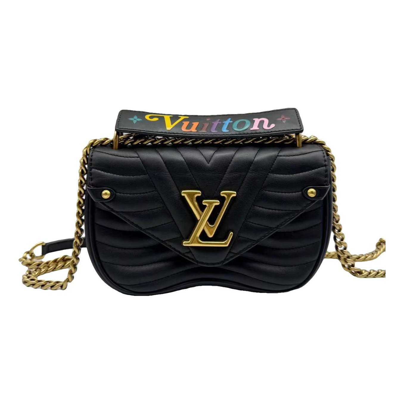 New Wave leather handbag