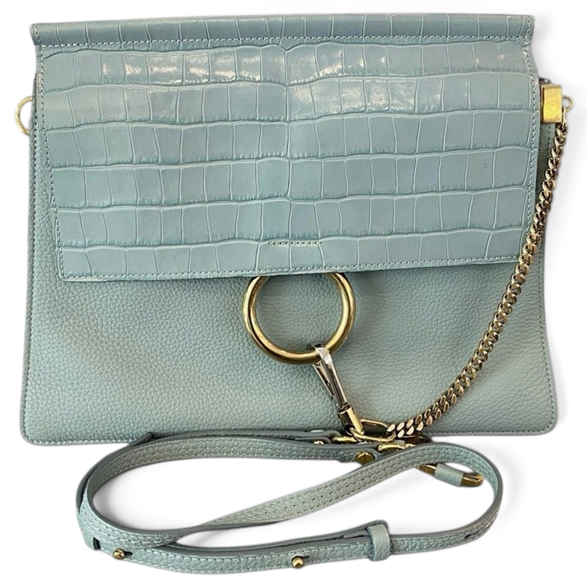 Faye leather handbag