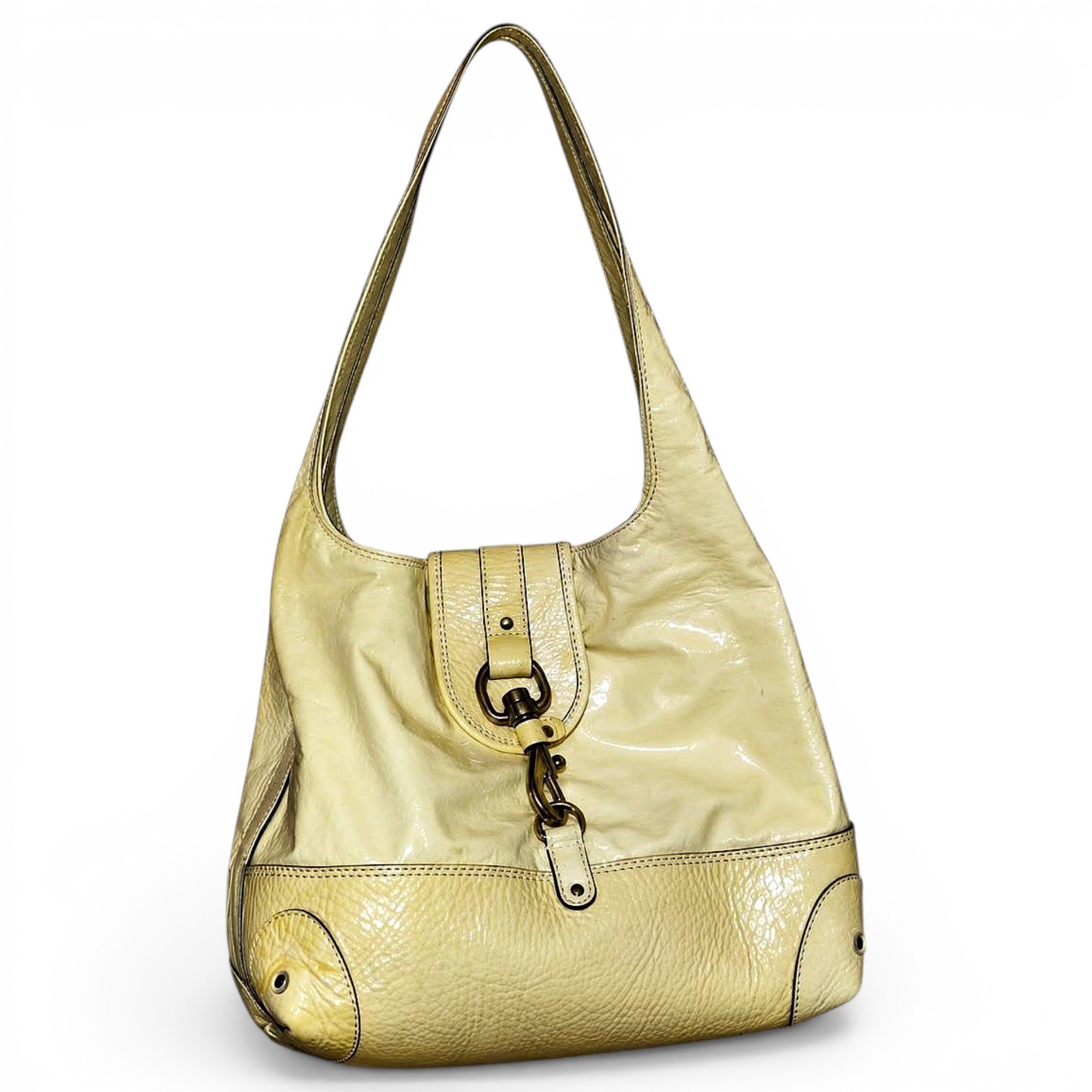 Patent leather bag