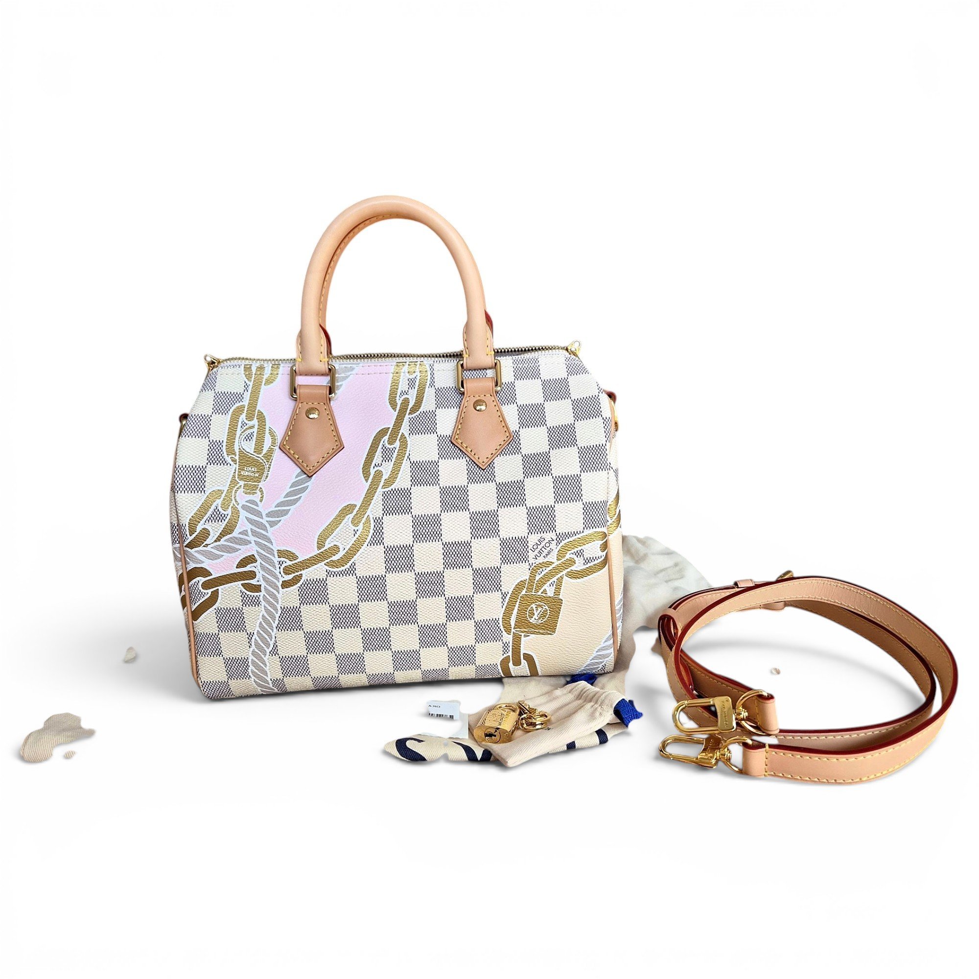 Louis Vuitton Speedy Bandoulière cloth handbag