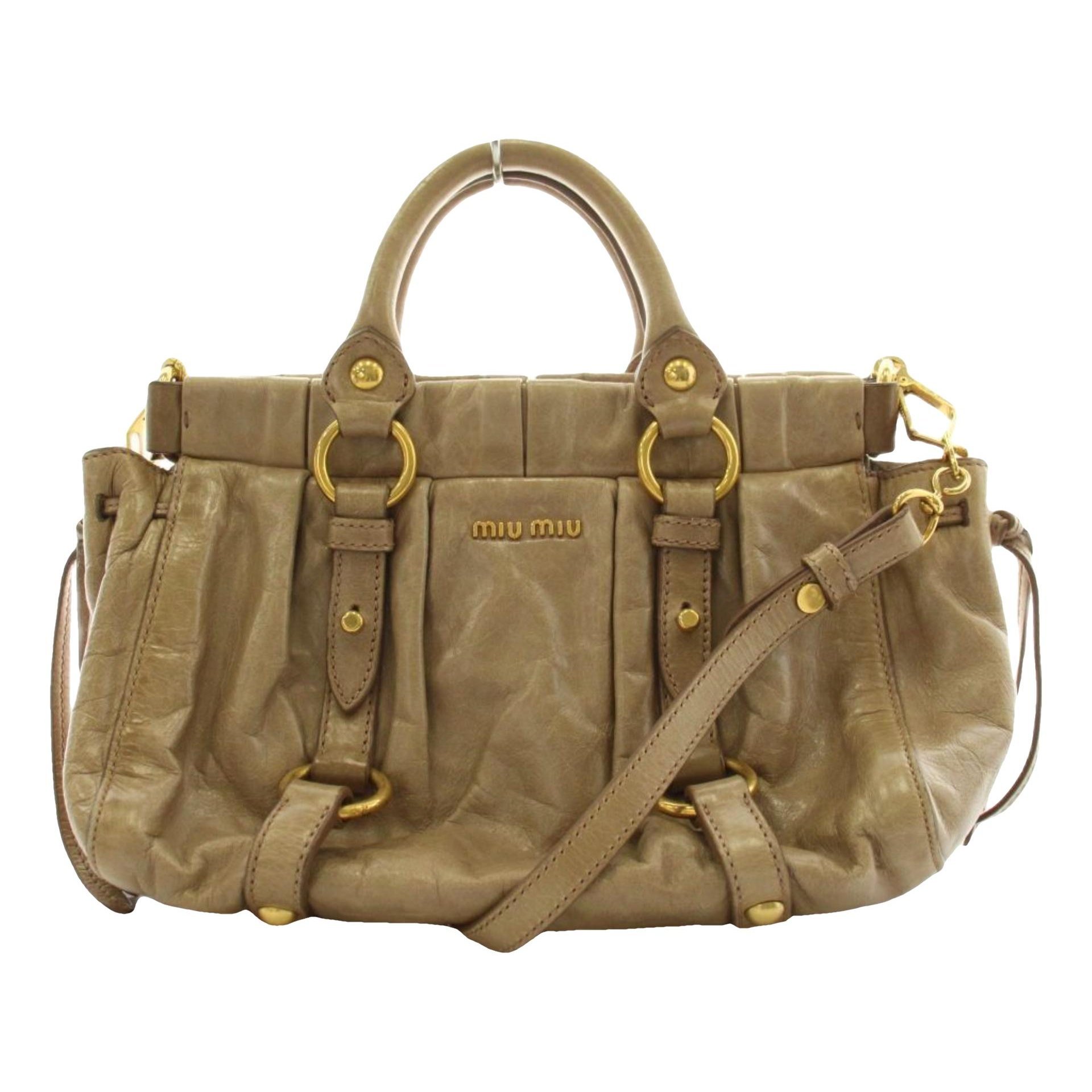 Vitello leather handbag