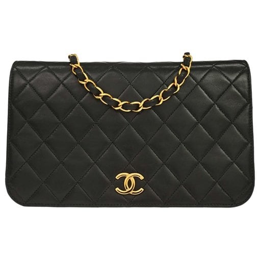 Trendy CC Flap leather handbag