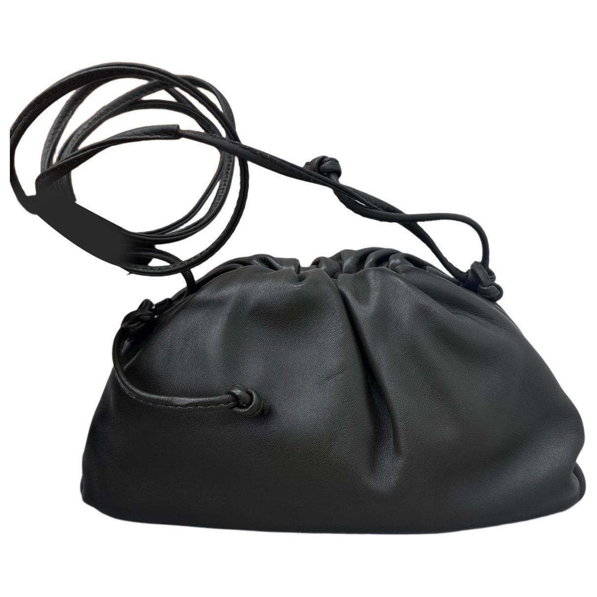 Pouch leather handbag