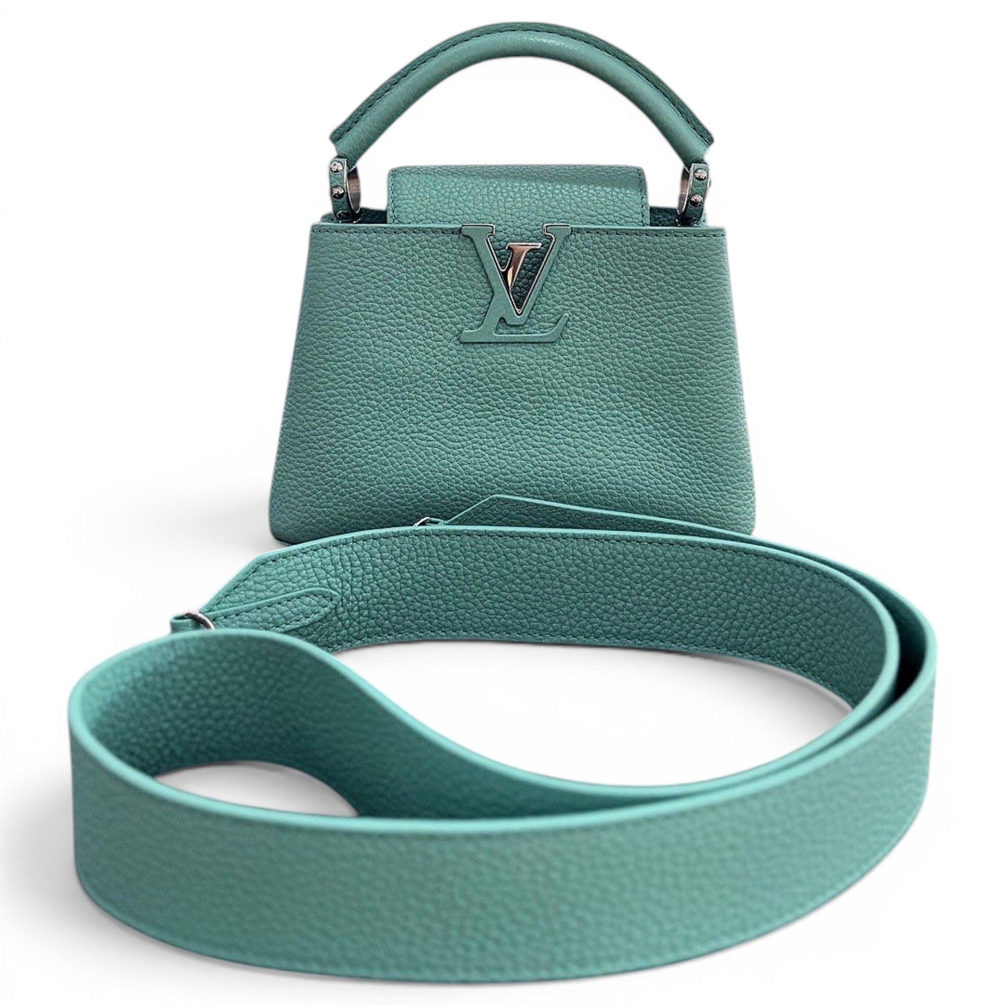 Capucines leather handbag