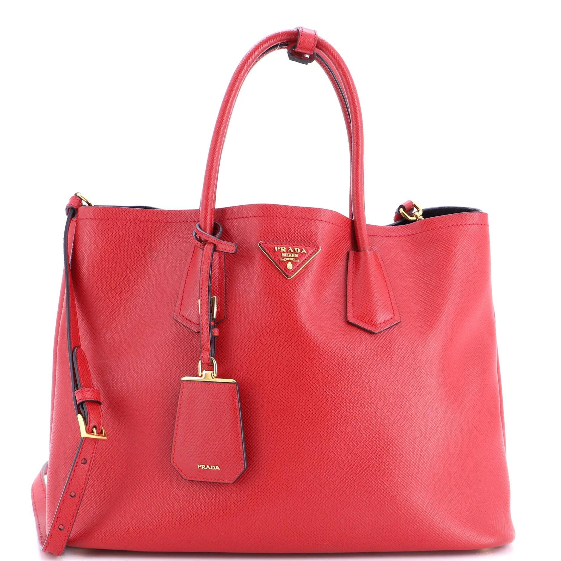 Leather tote