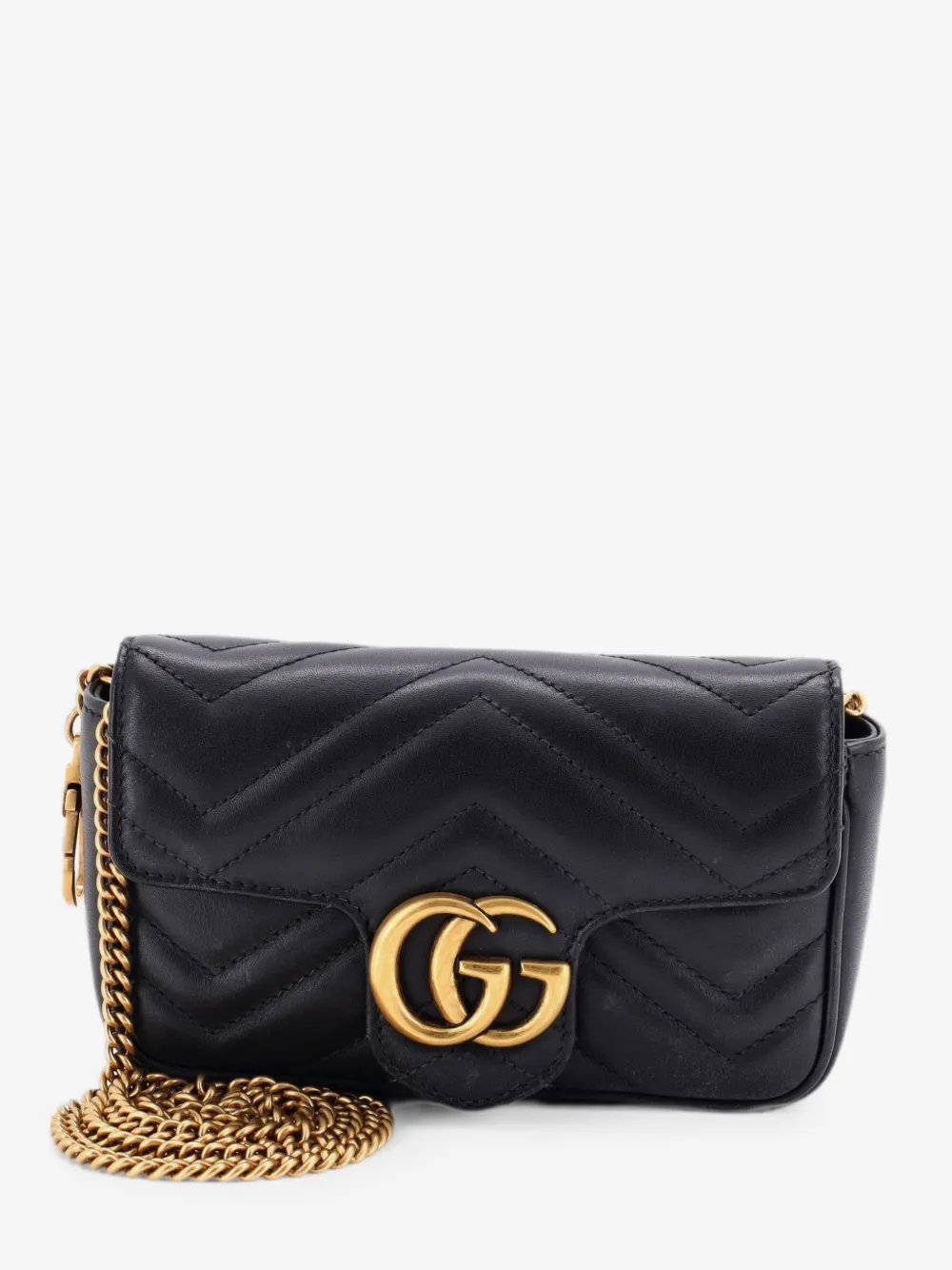 GG Marmont Flap Bag Matelasse Leather Super Mini crossbody bag