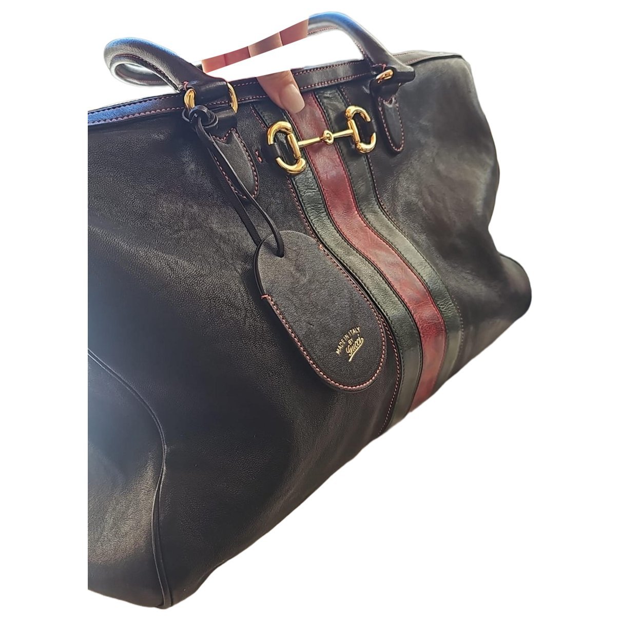 Leather handbag