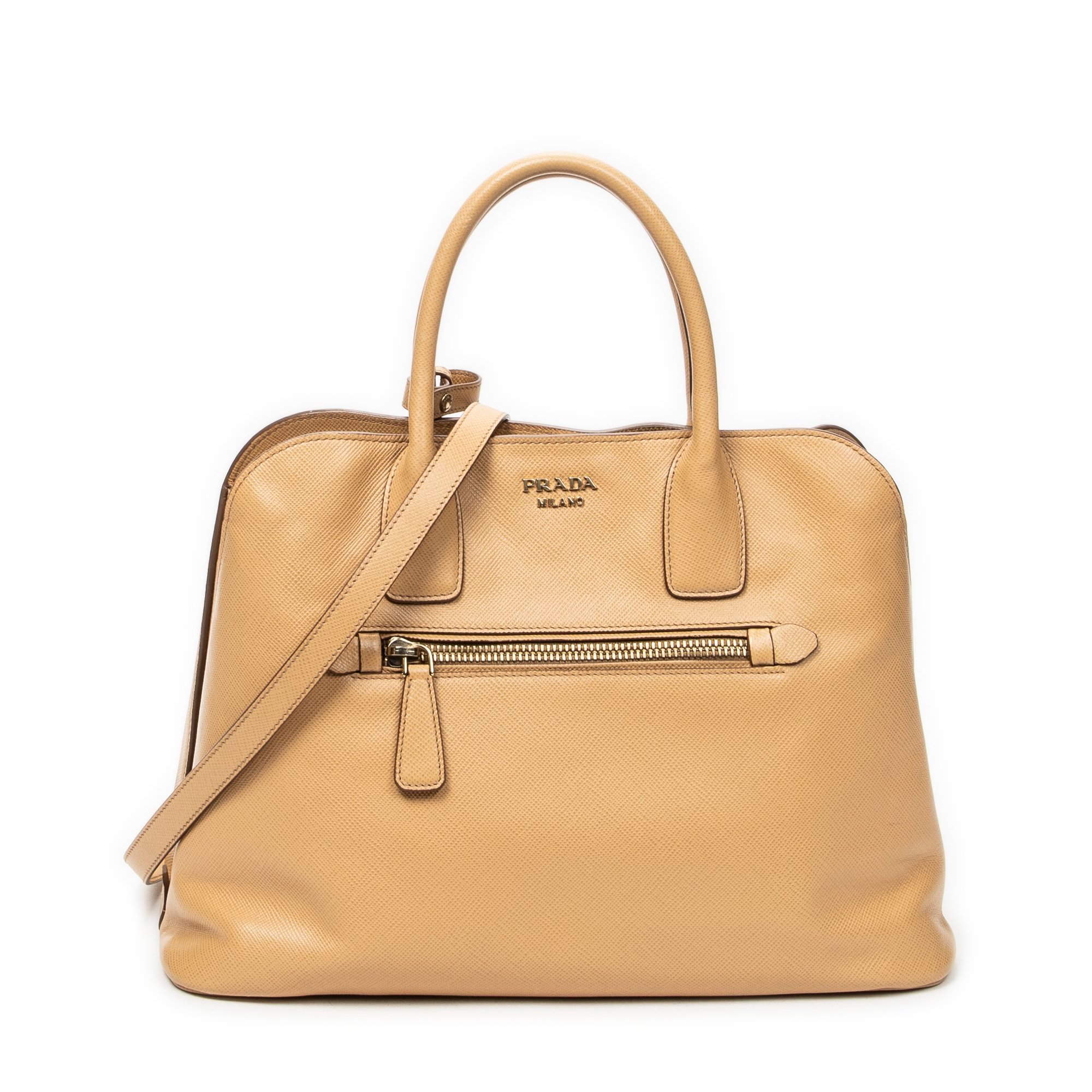 Leather handbag
