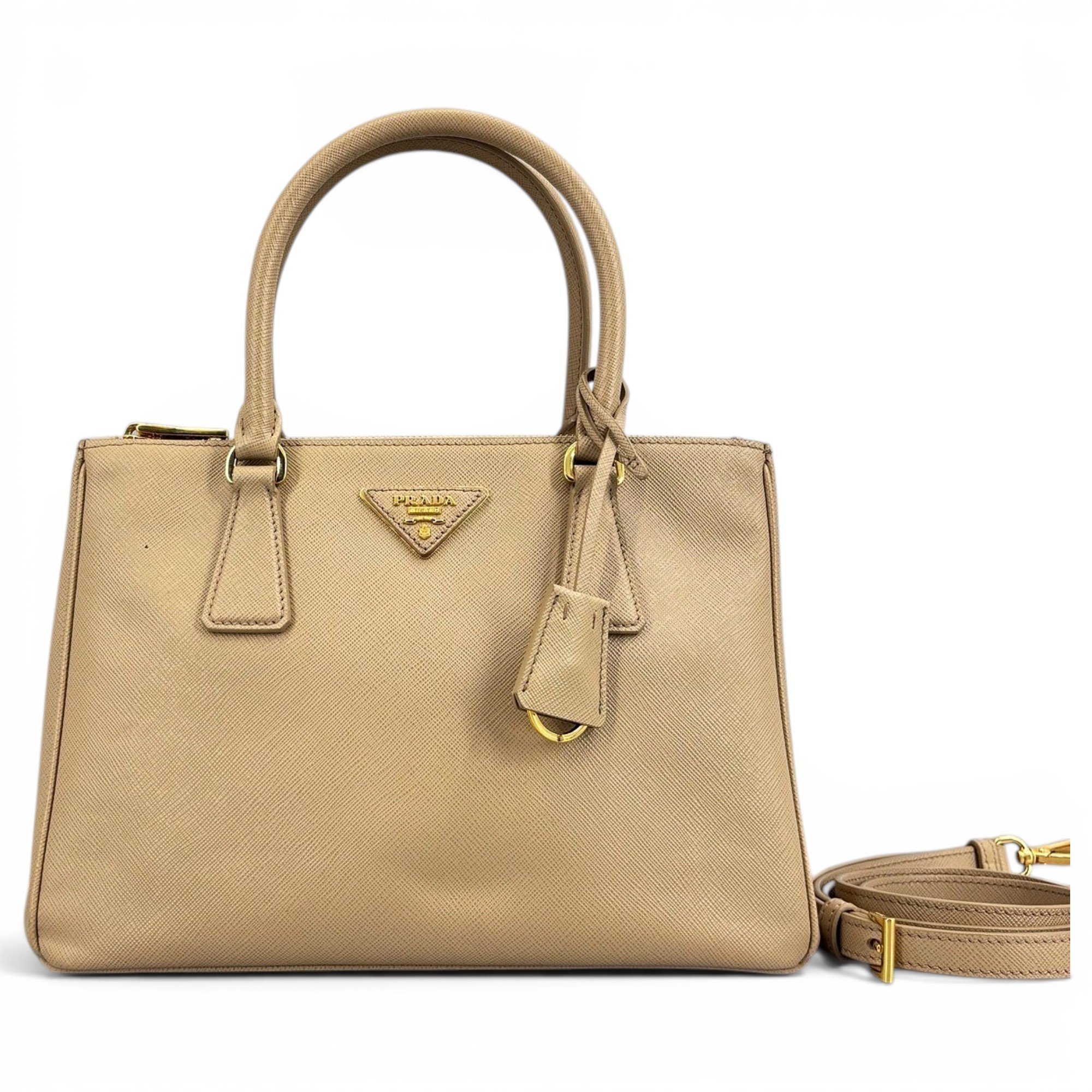 Galleria leather handbag
