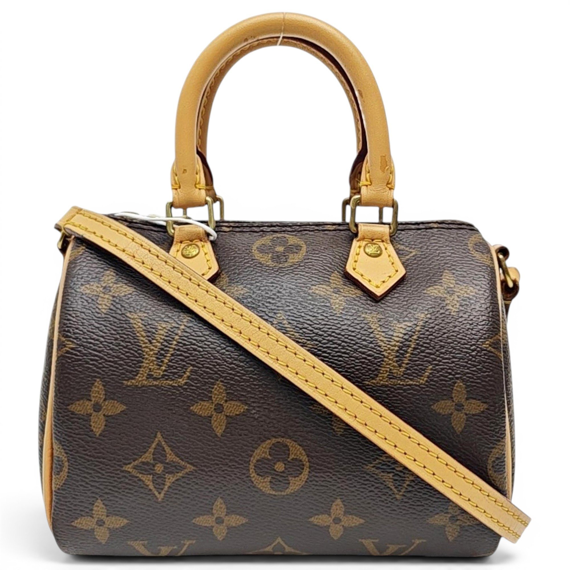 Nano Speedy / Mini HL leather handbag