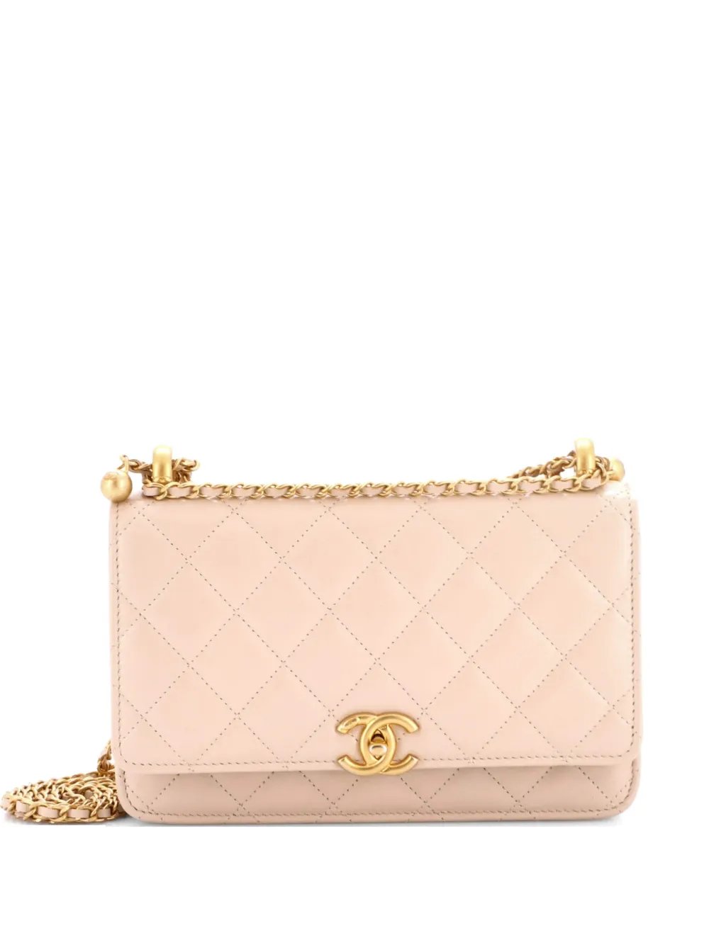 Perfect Fit Wallet on Chain Quilted Calfskin crossbody bag