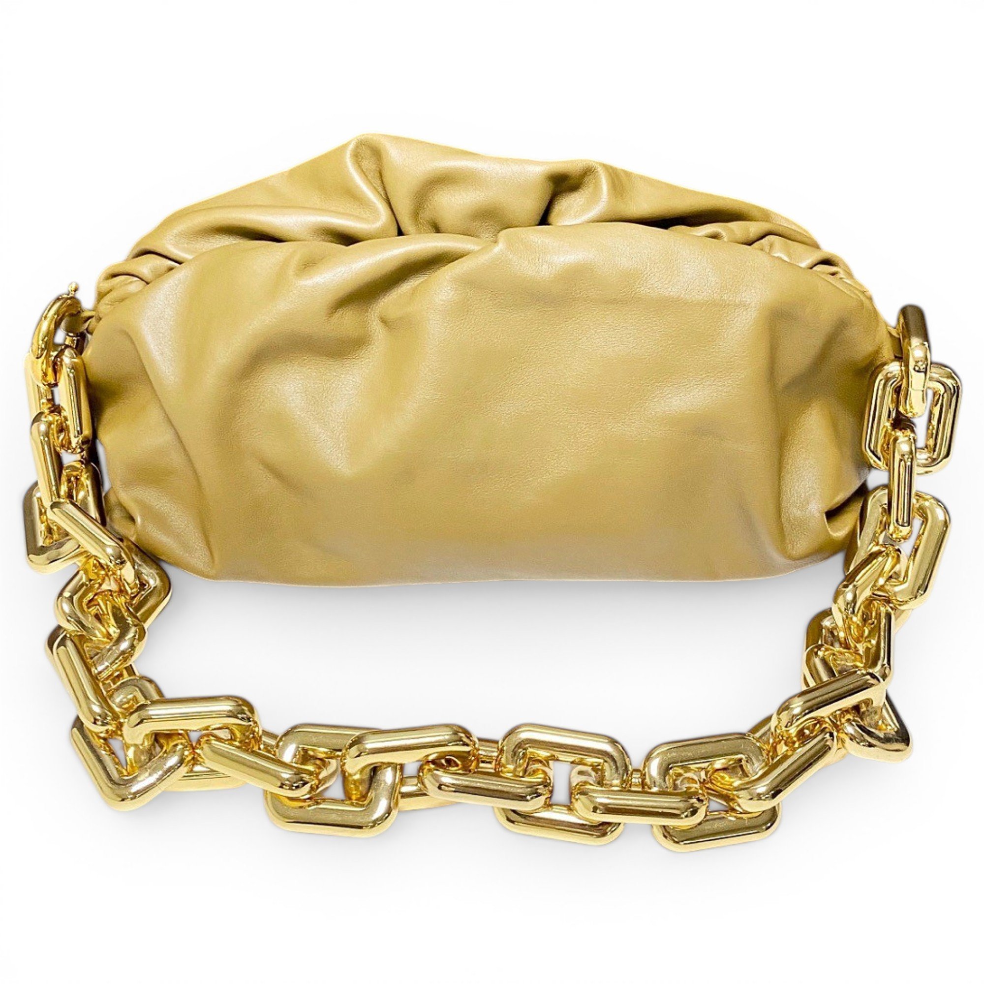 Chain Pouch leather handbag