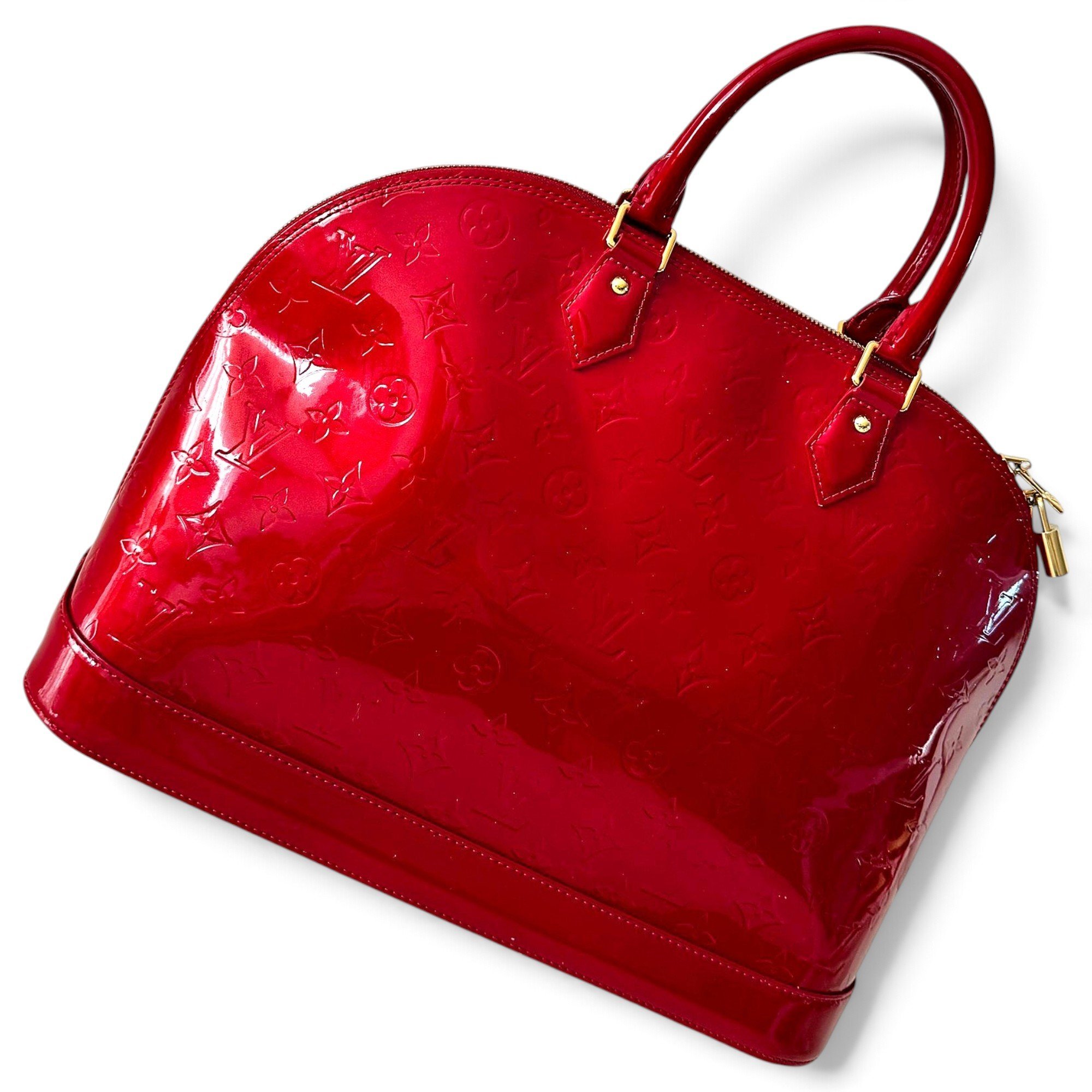 Alma patent leather handbag