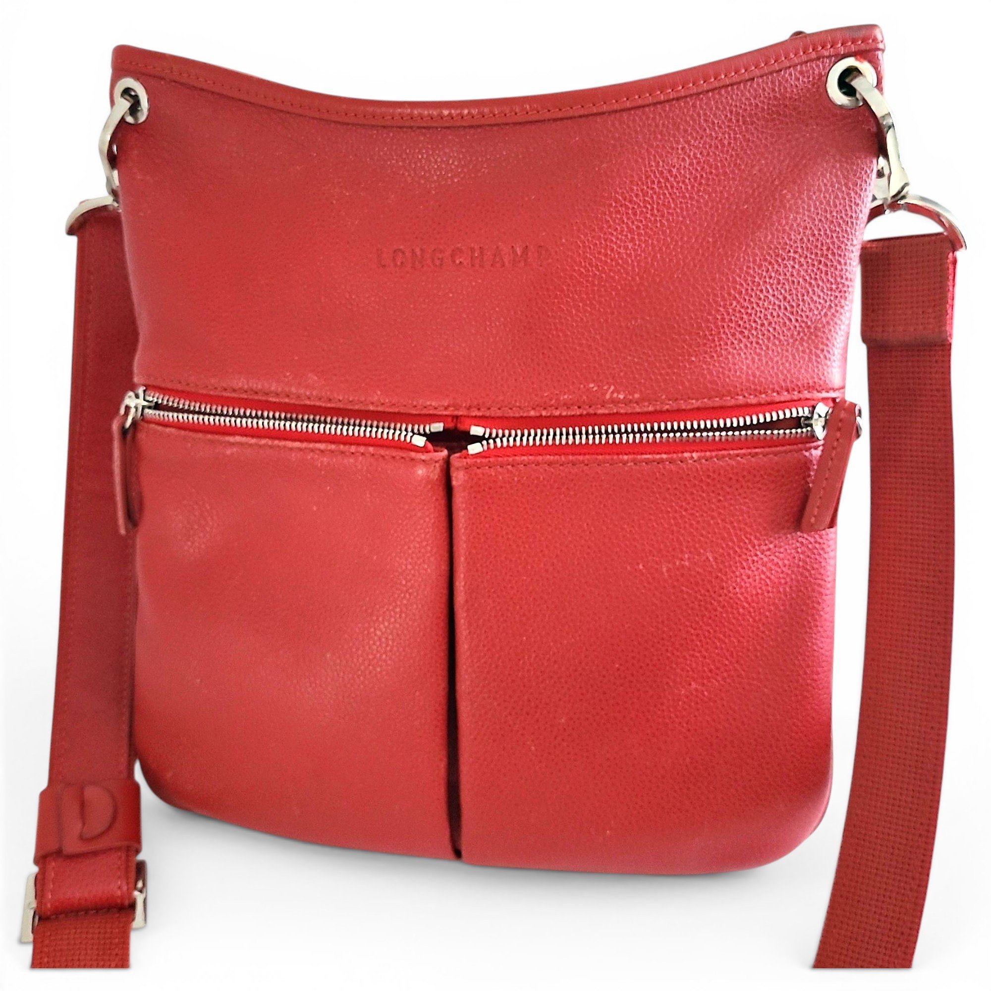 Leather crossbody bag