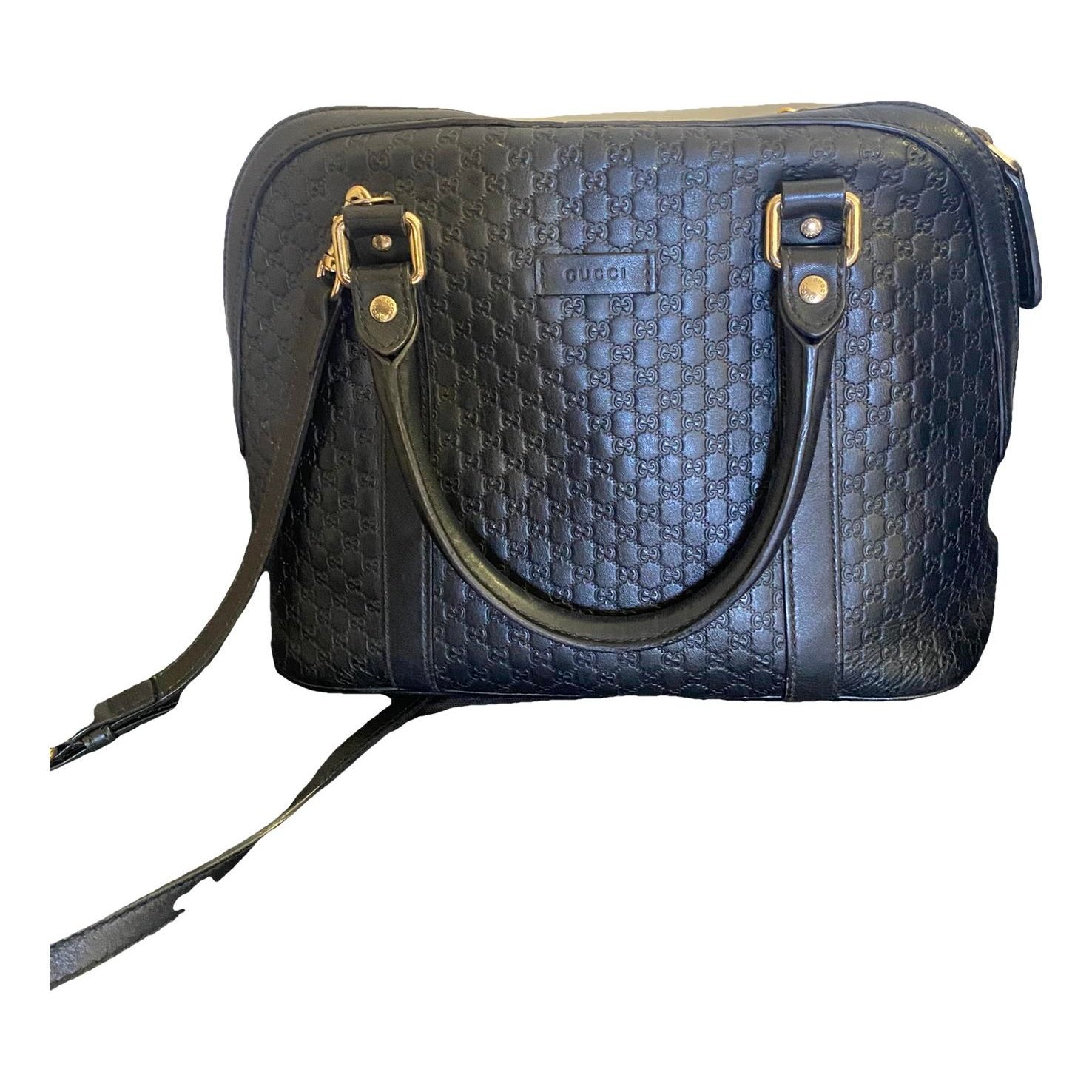 Dôme leather handbag